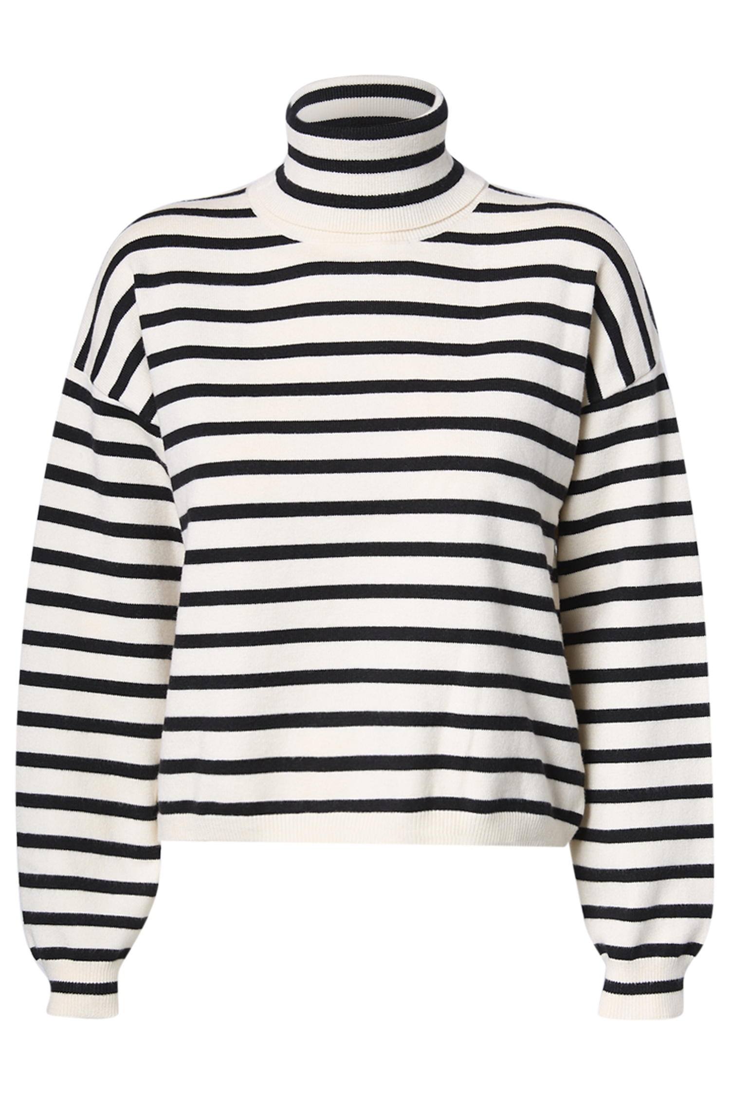 Velvet Heart Striped Turtleneck Sweater