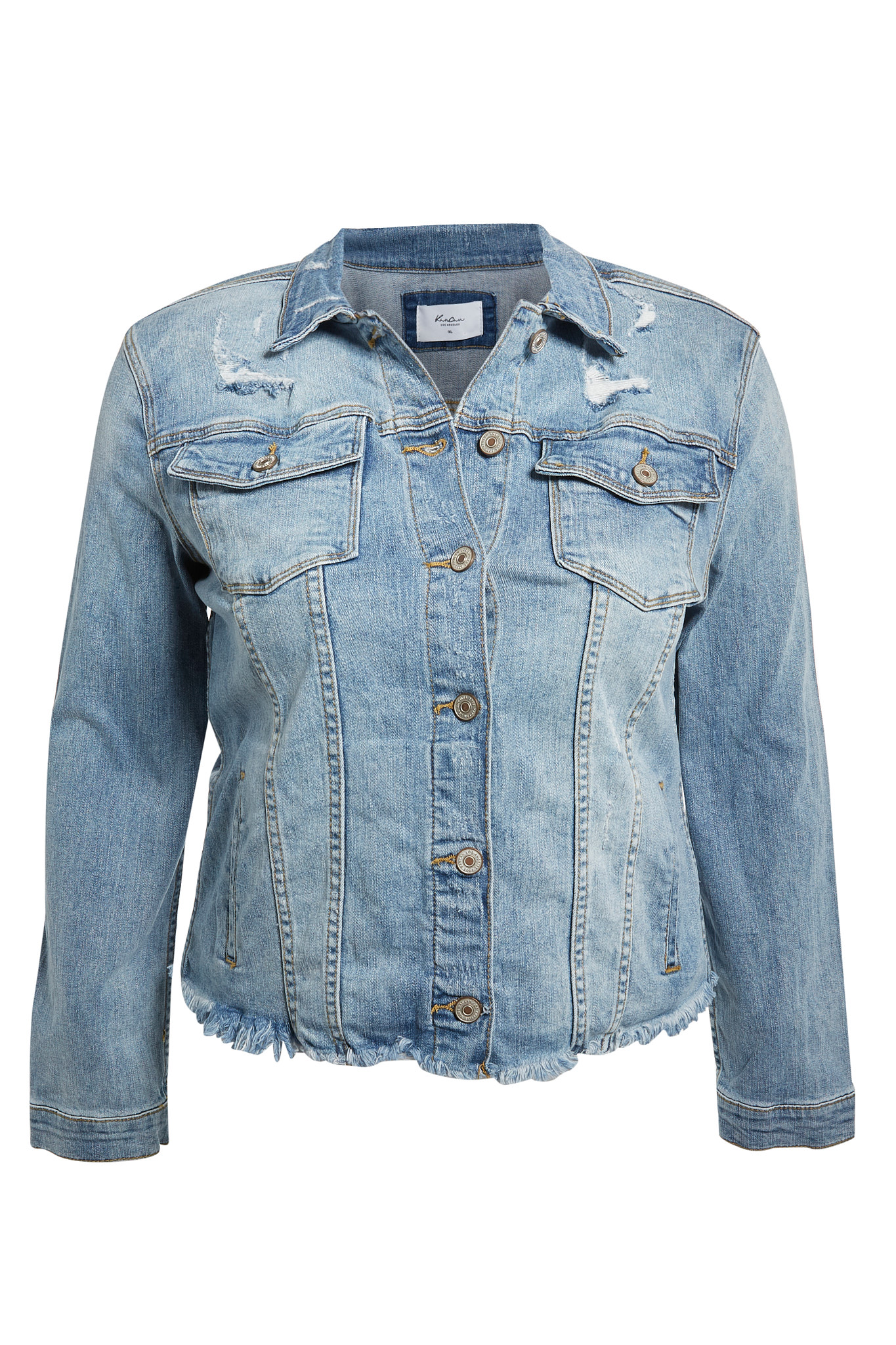 Distressed Denim Jacket