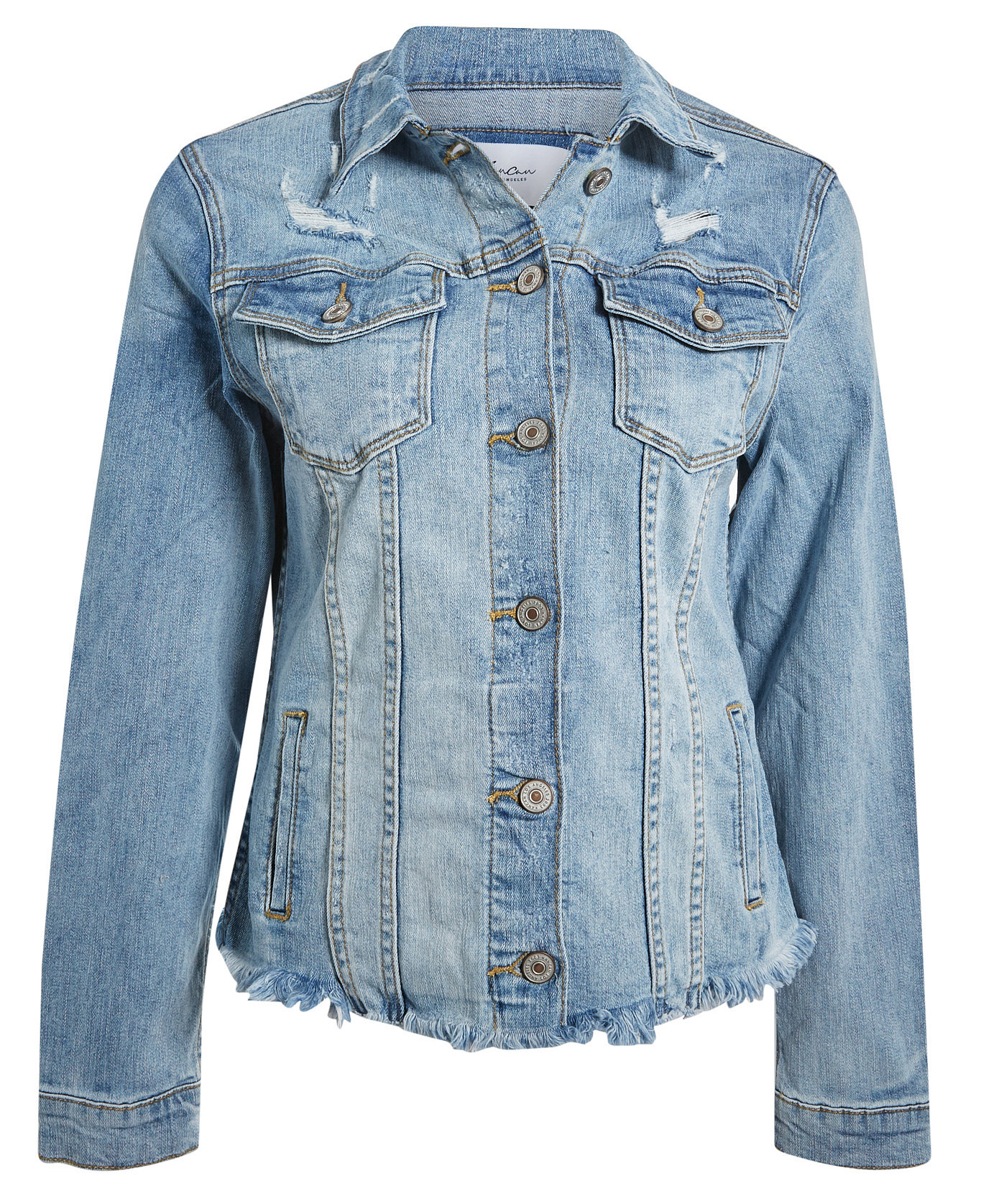 Distressed Denim Jacket