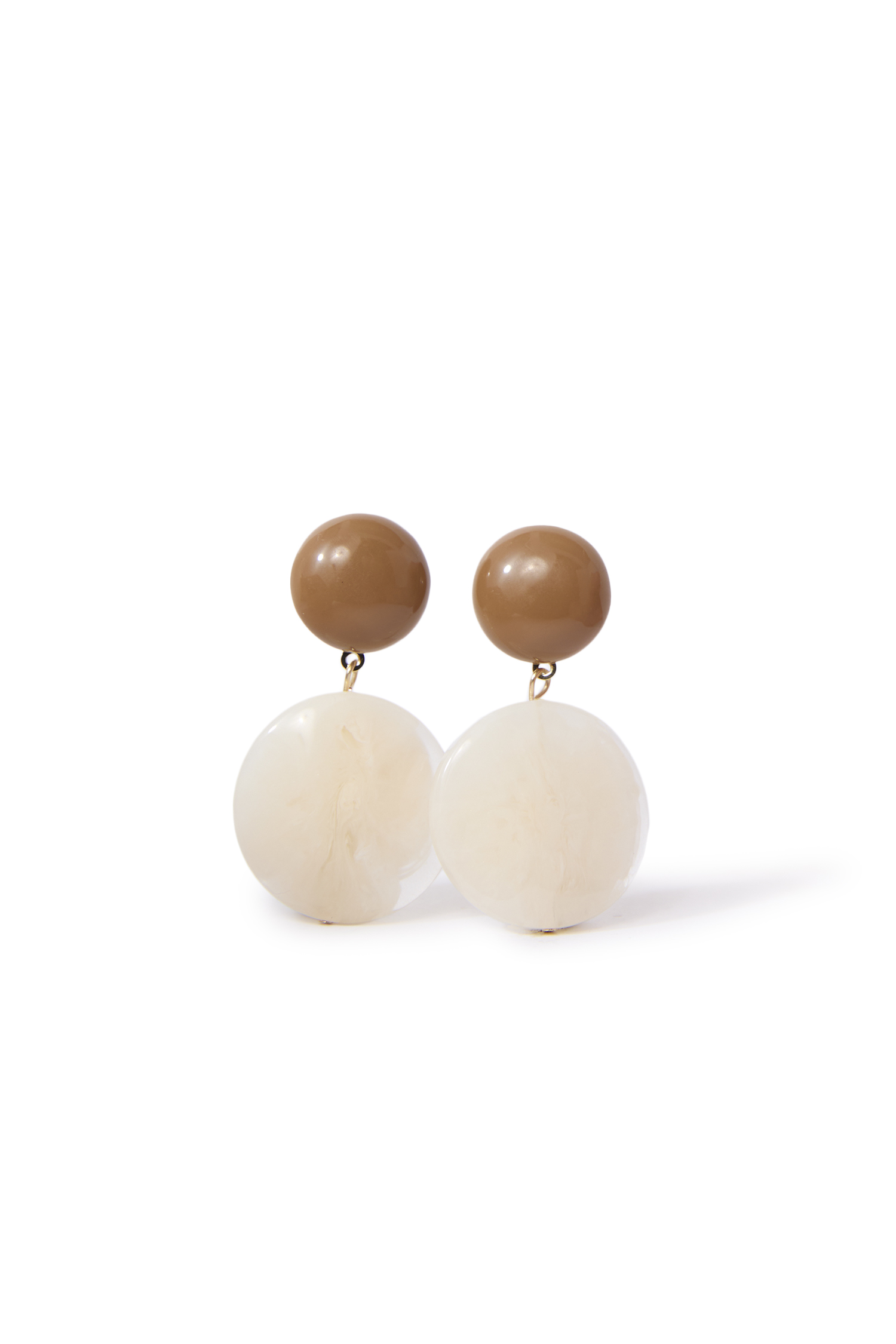 Cloudy aura drop earrings