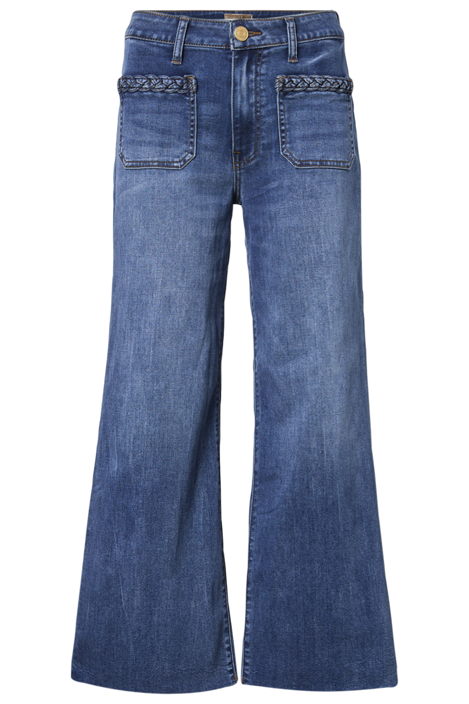 High Rise Wide Leg Denim