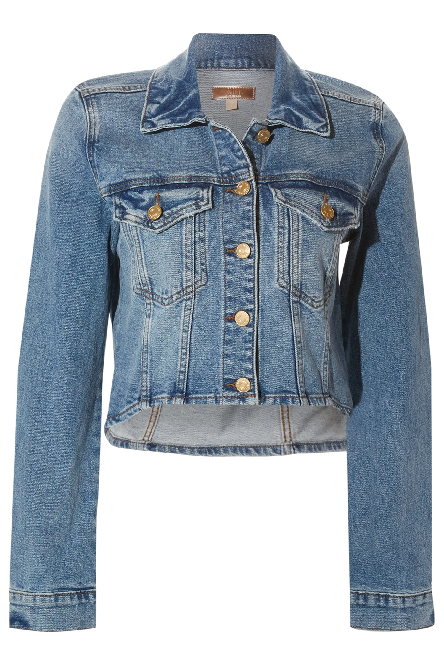 KUT from the Kloth Cropped Denim Jacket