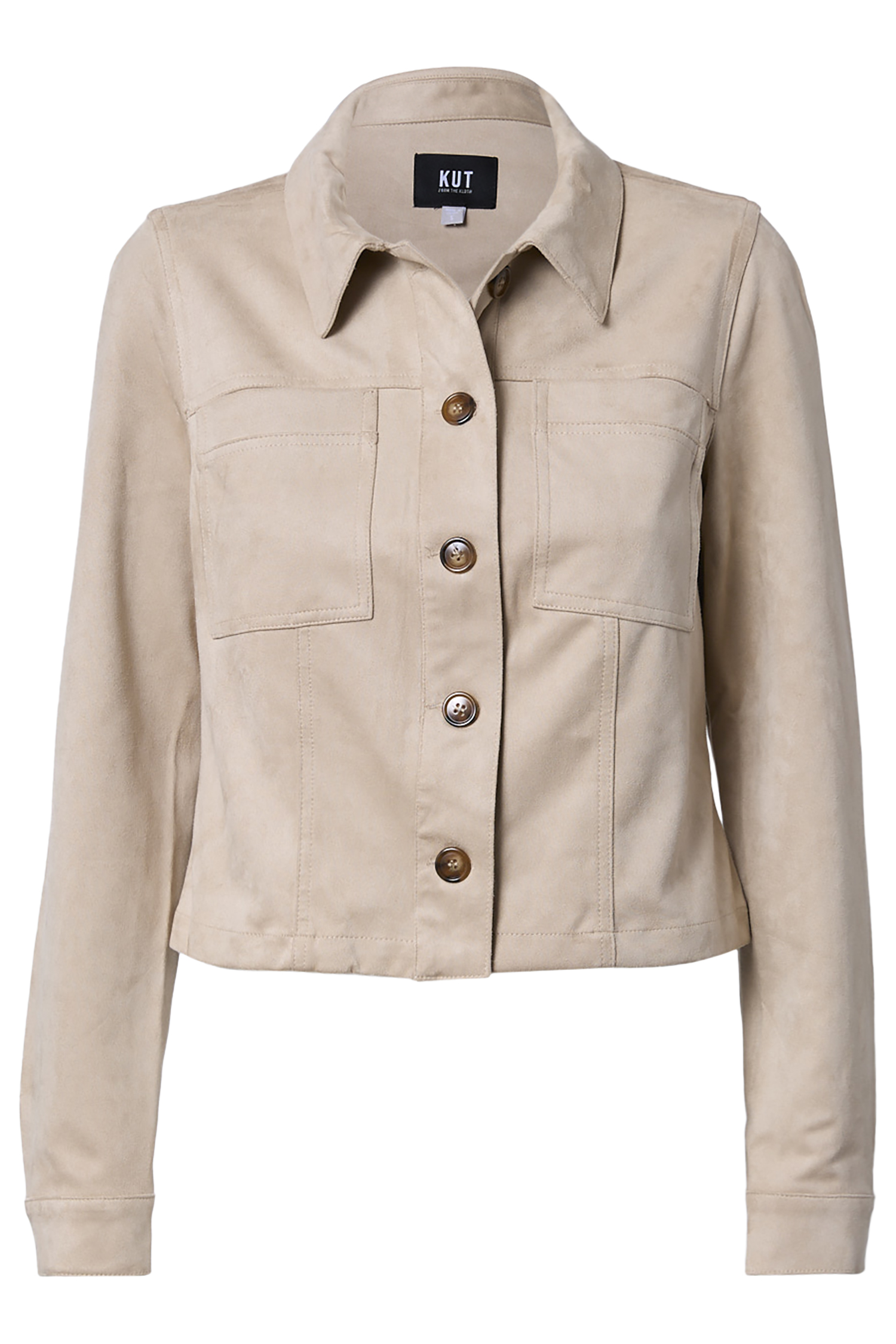 KUT from the Kloth Suede Trucker Jacket