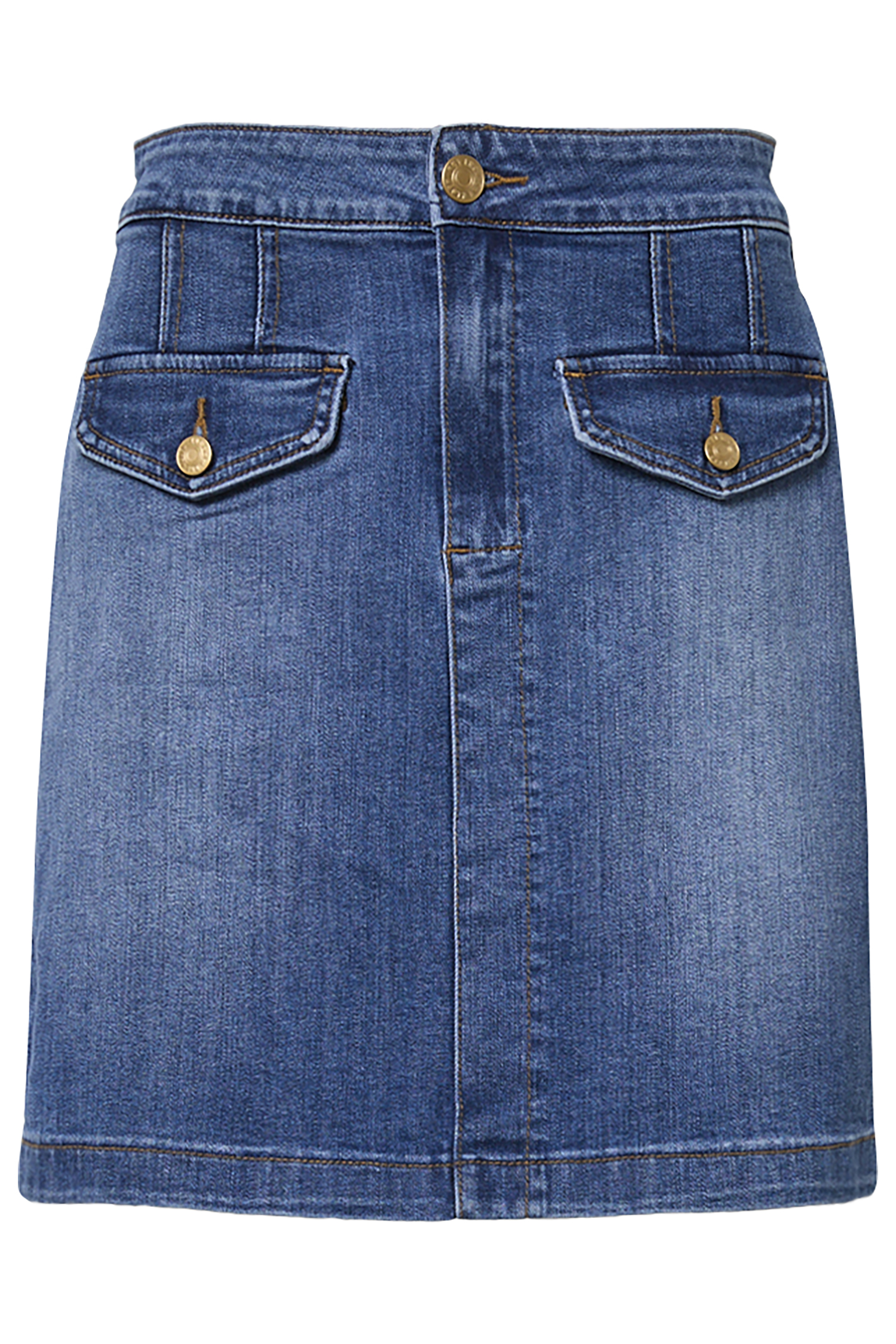 KUT from the Kloth Short Denim Skirt
