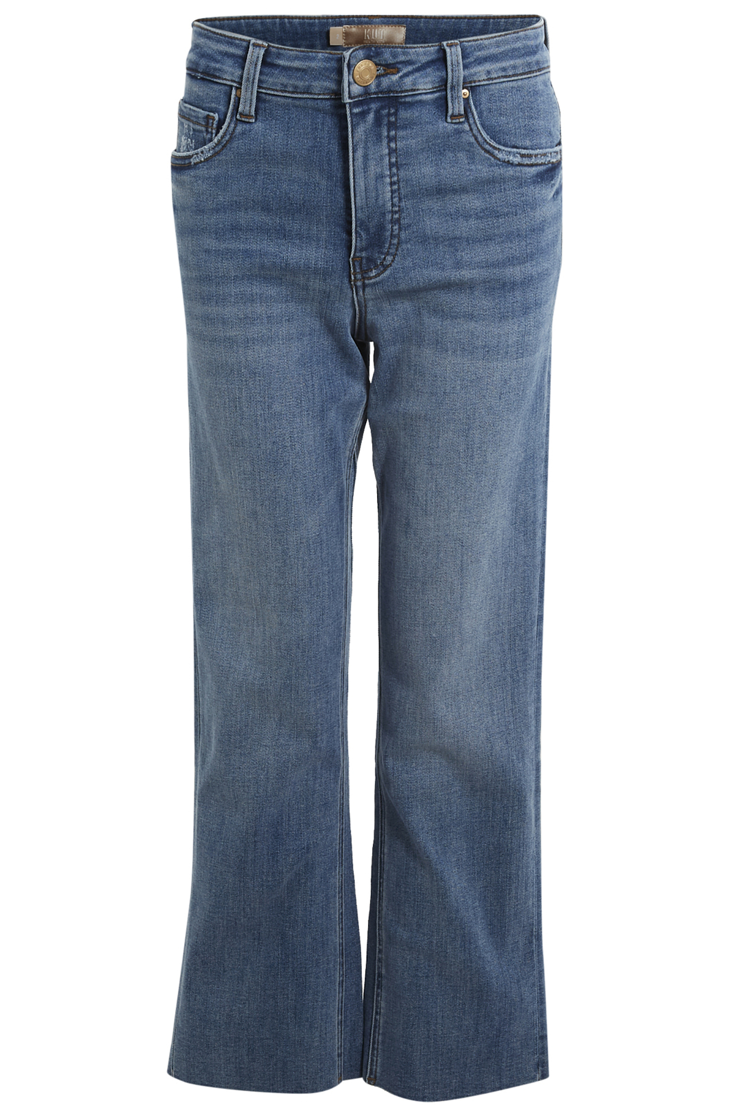 KUT from the Kloth High Rise Fab AB Ankle Flare Jean