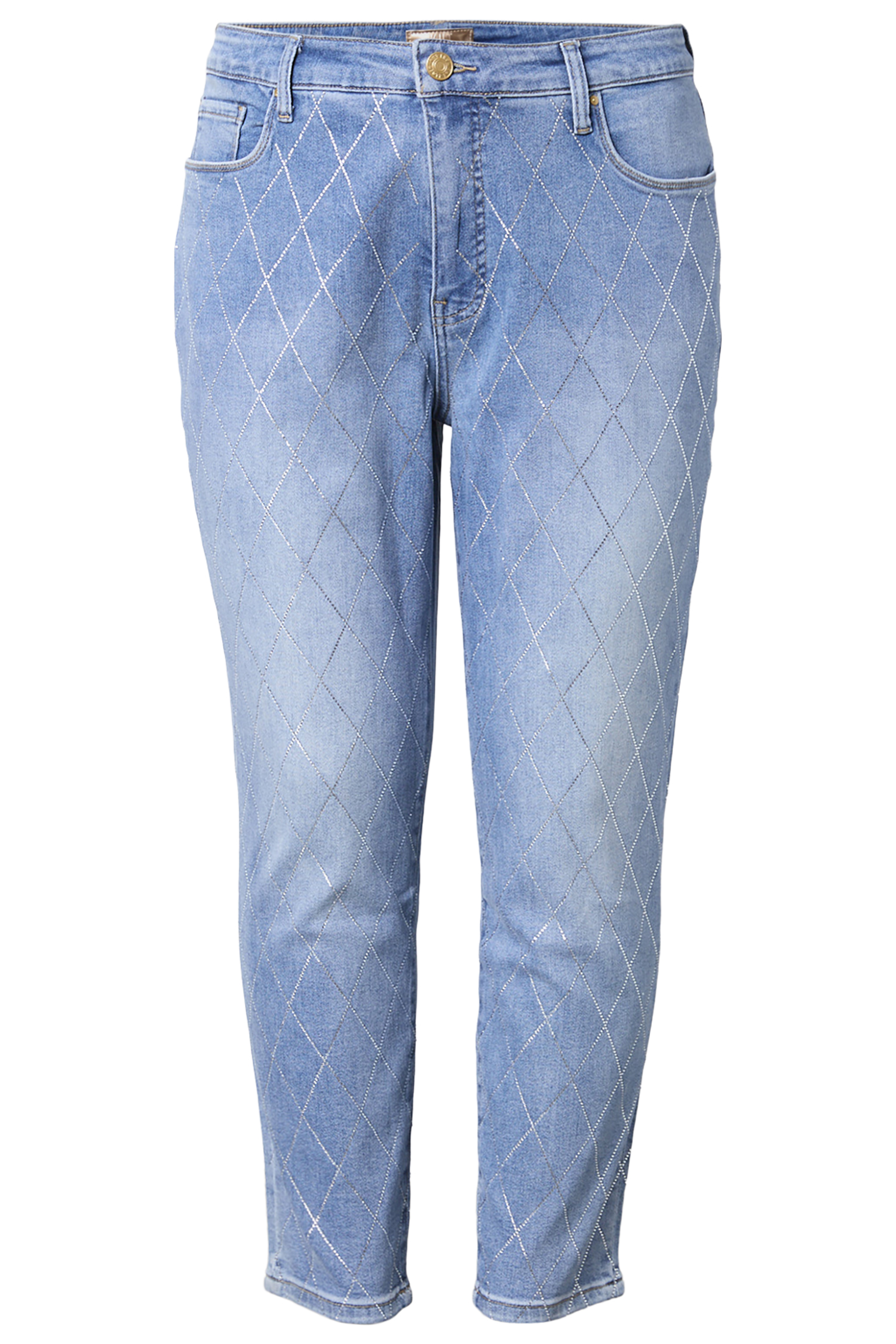 KUT from the Kloth Rhinestone Straight Leg Jean