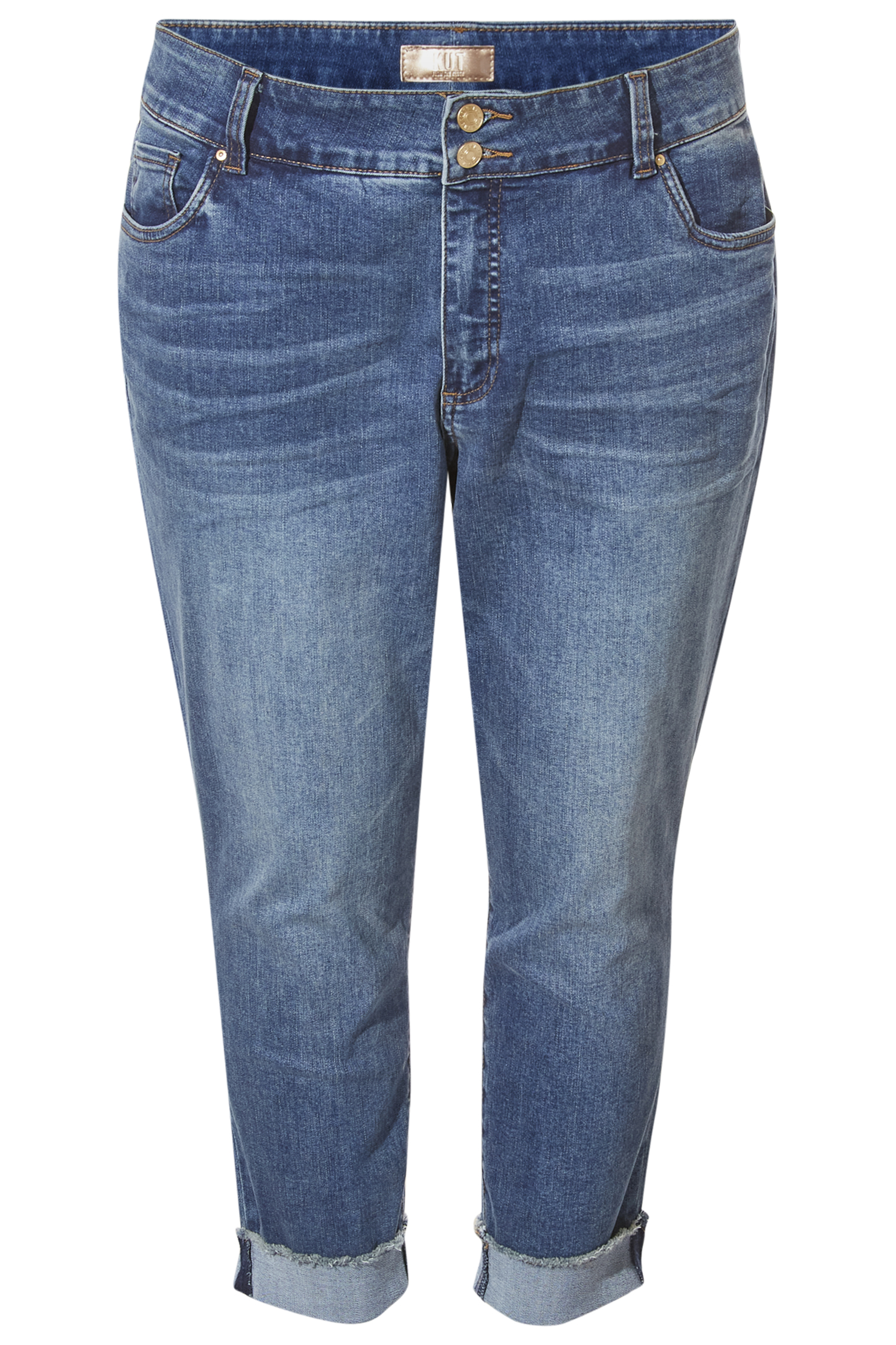 KUT from the Kloth Mid Rise Crop