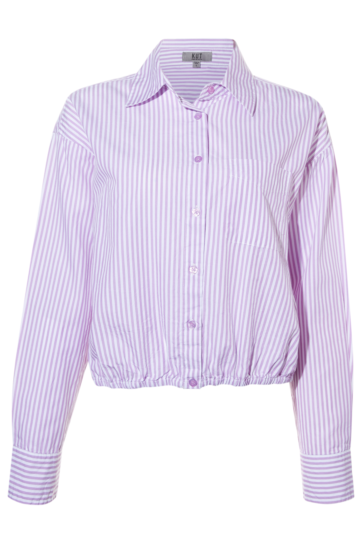 KUT from the Kloth Cropped Button Up