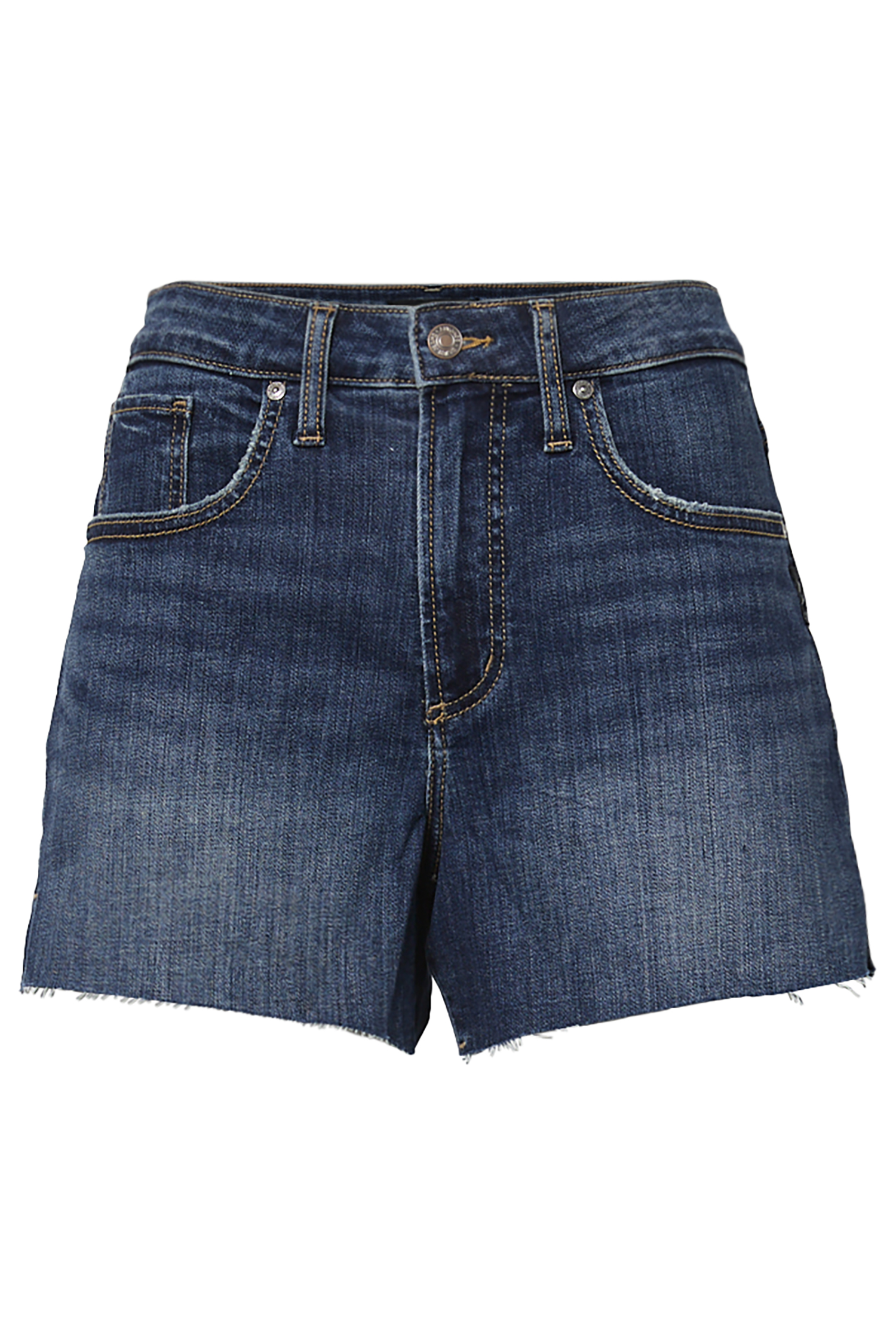 High Rise Denim Short