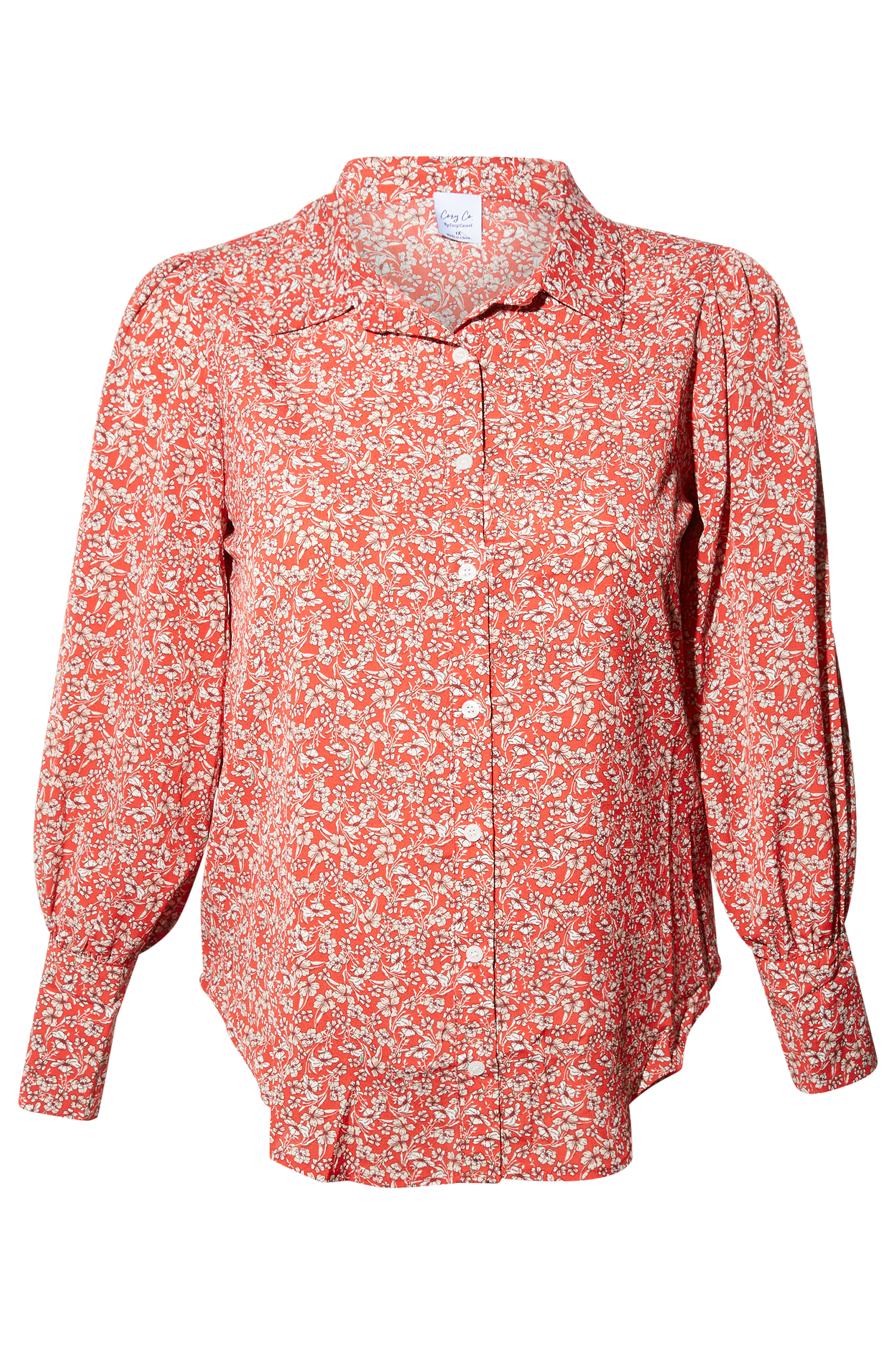 Floral Button Front
