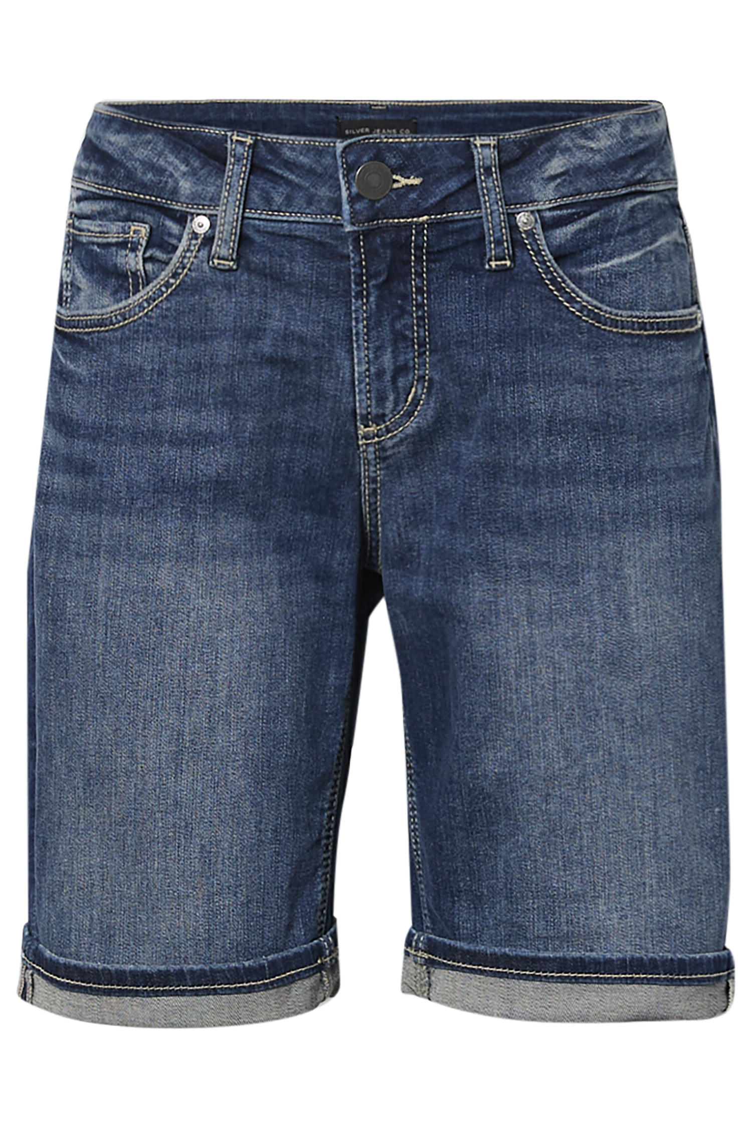 Mid Rise Bermuda Shorts