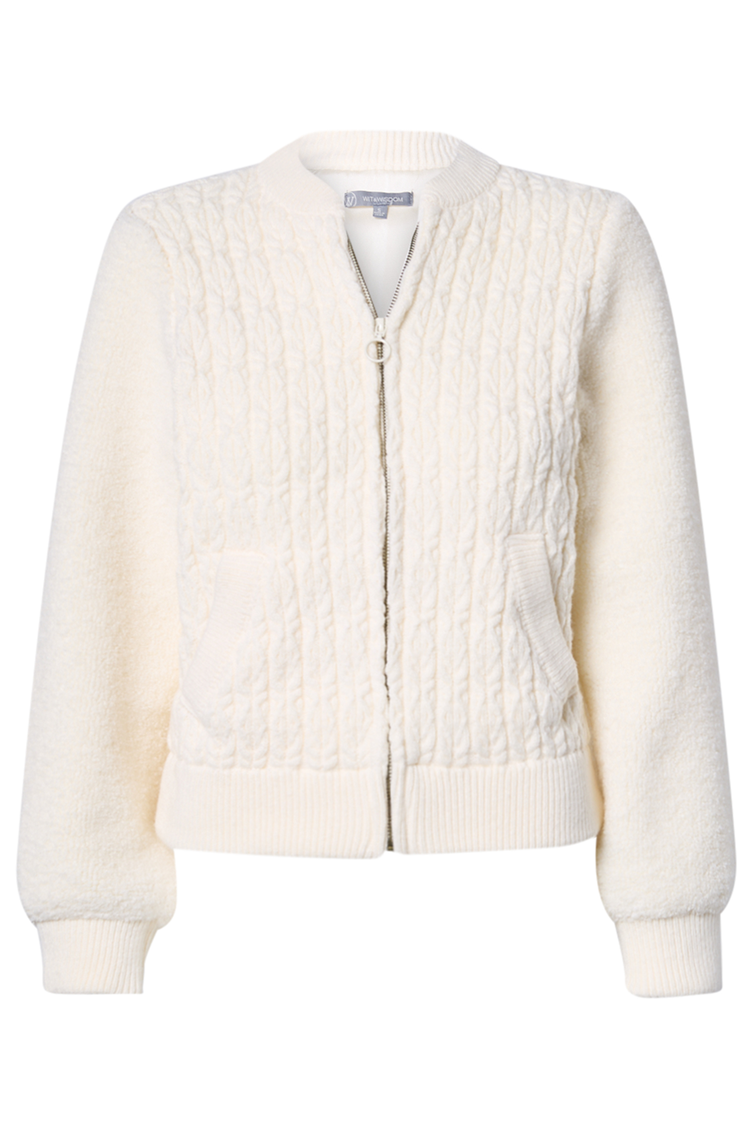 Wit & Wisdom Long Sleeve Collared Sweater