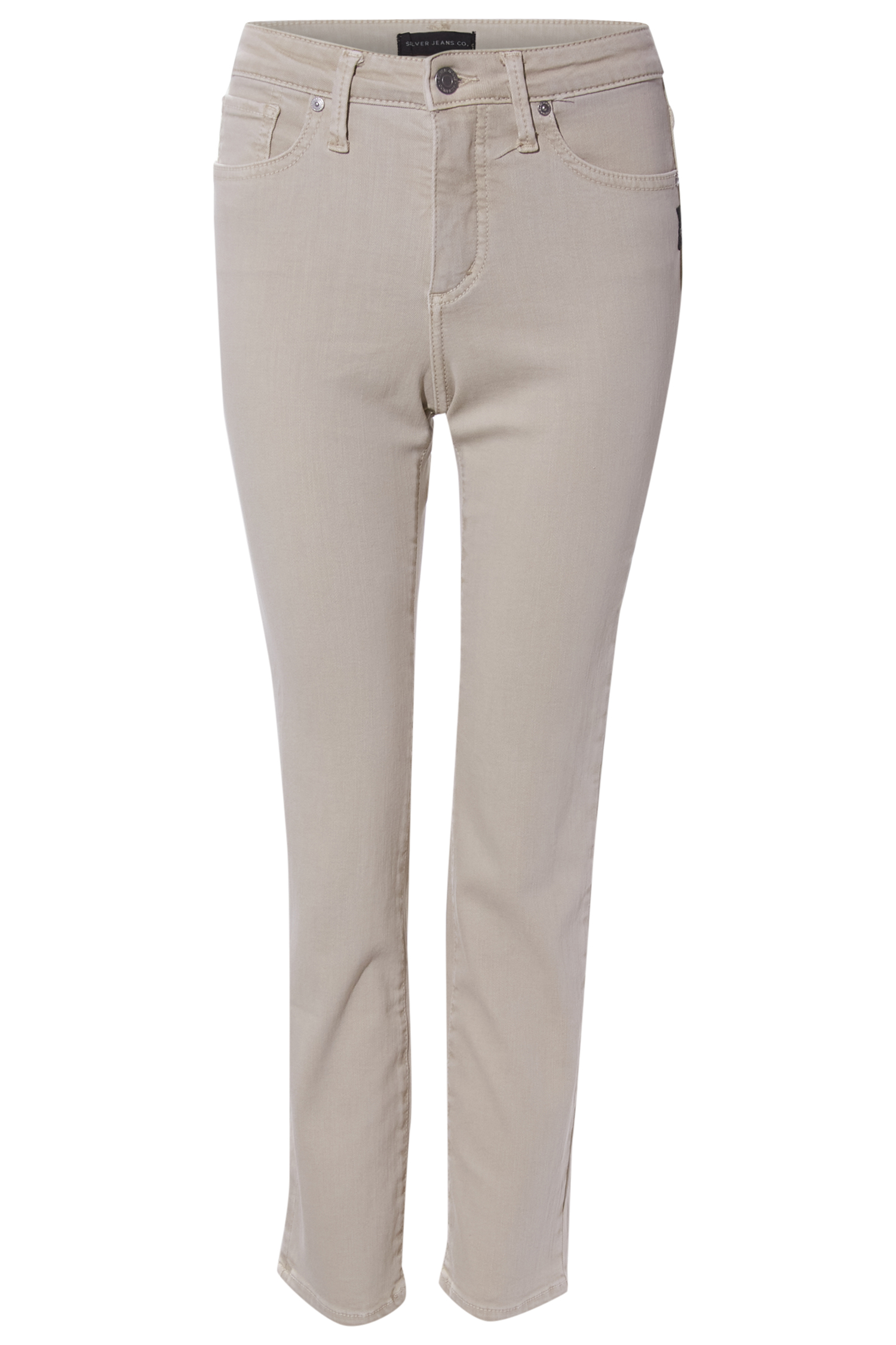 Silver Ankle Straight Pant