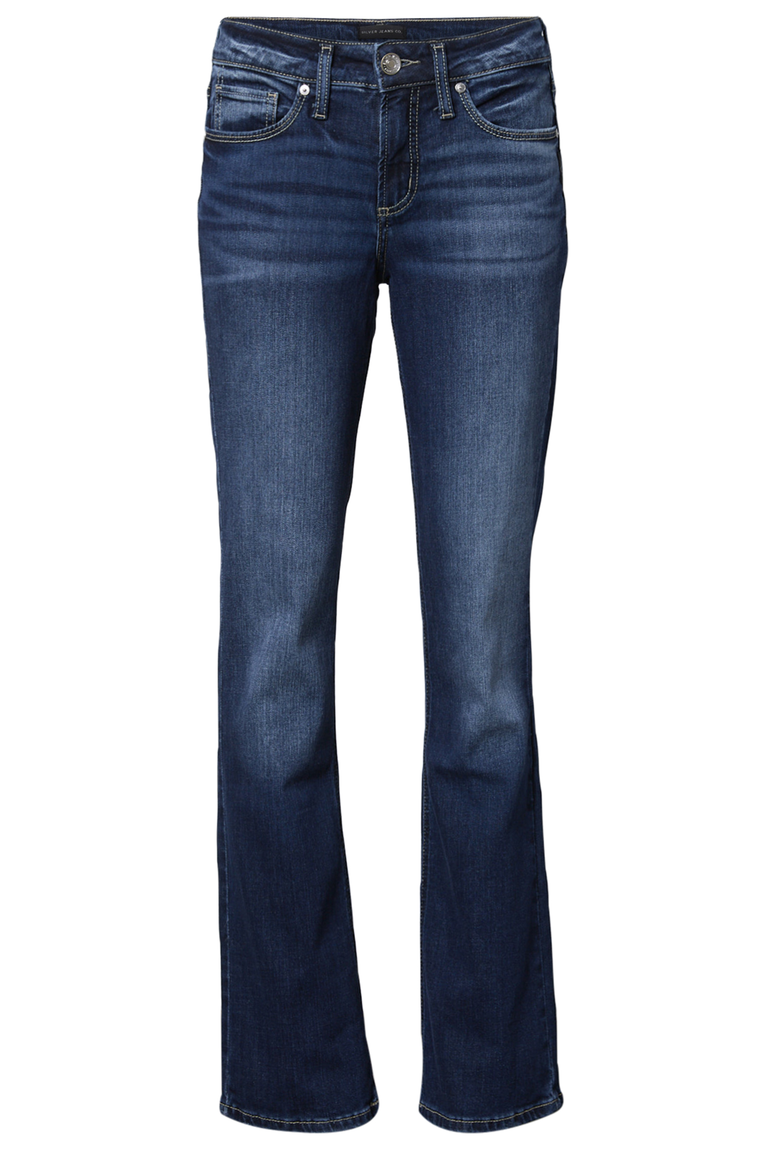 Mid Rise Slim Bootcut Denim
