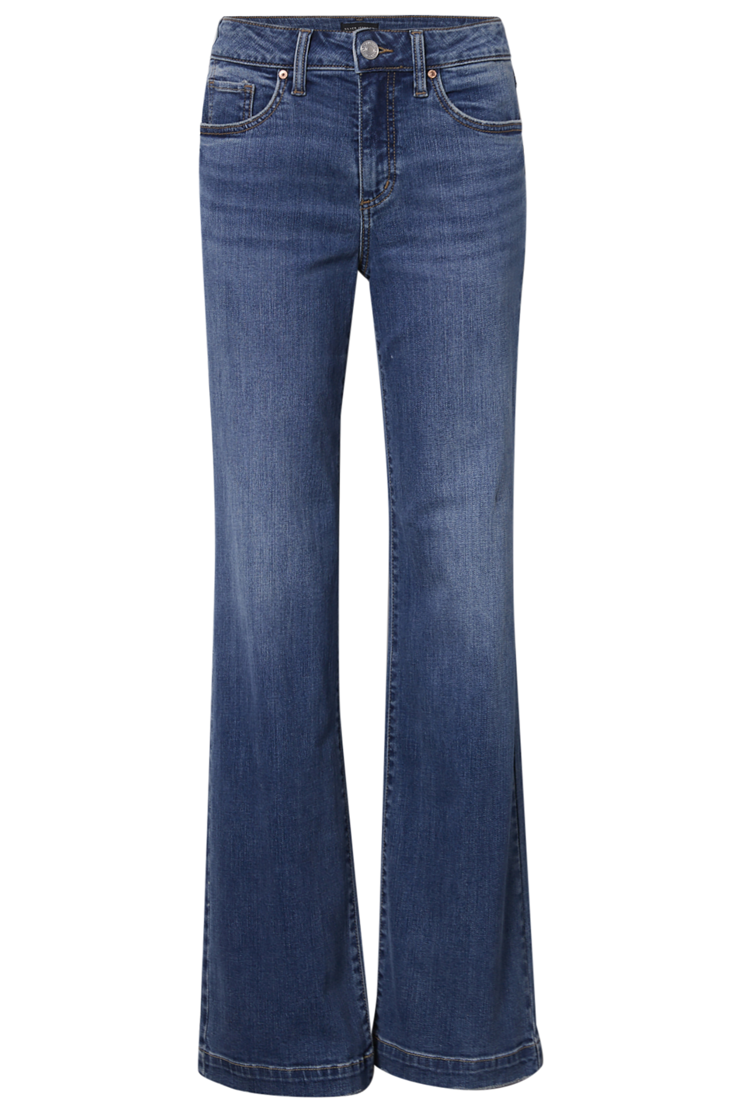 High Rise Wide Leg Denim