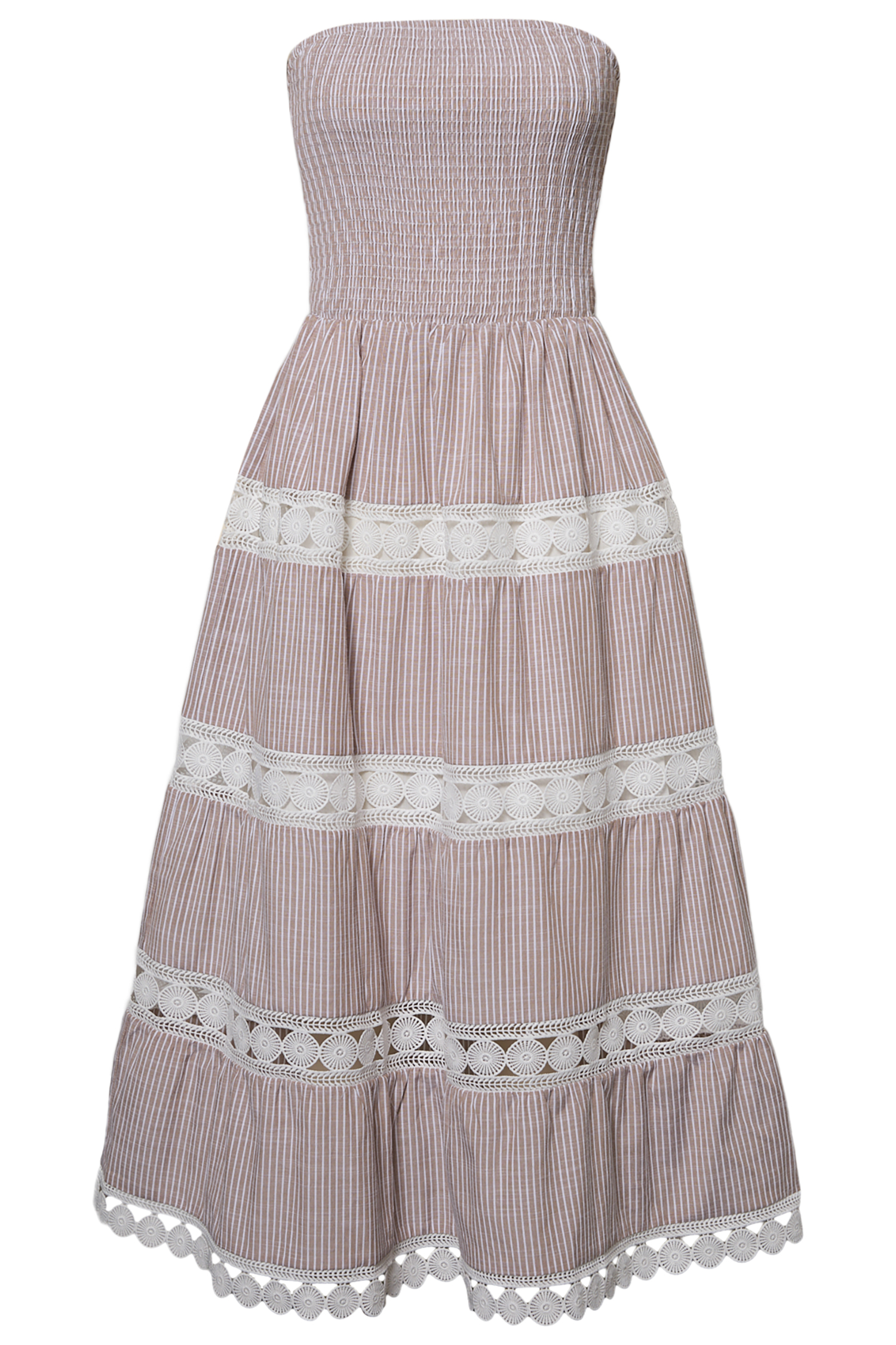 Strapless Midi Dress