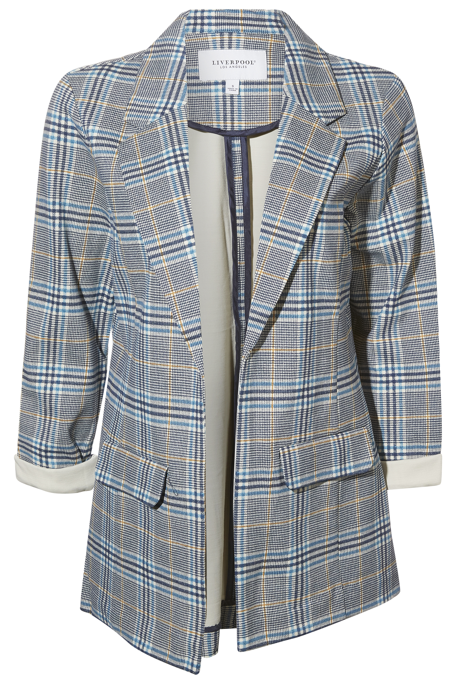 Liverpool Plaid Boyfriend Blazer