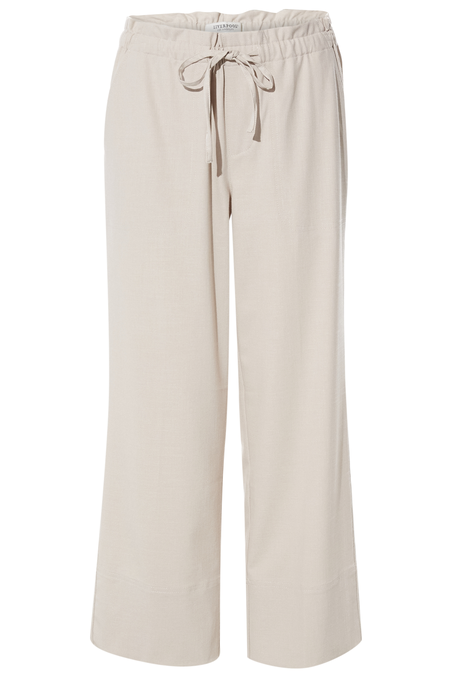 Liverpool High Rise Tie Waist Wide Leg Pant