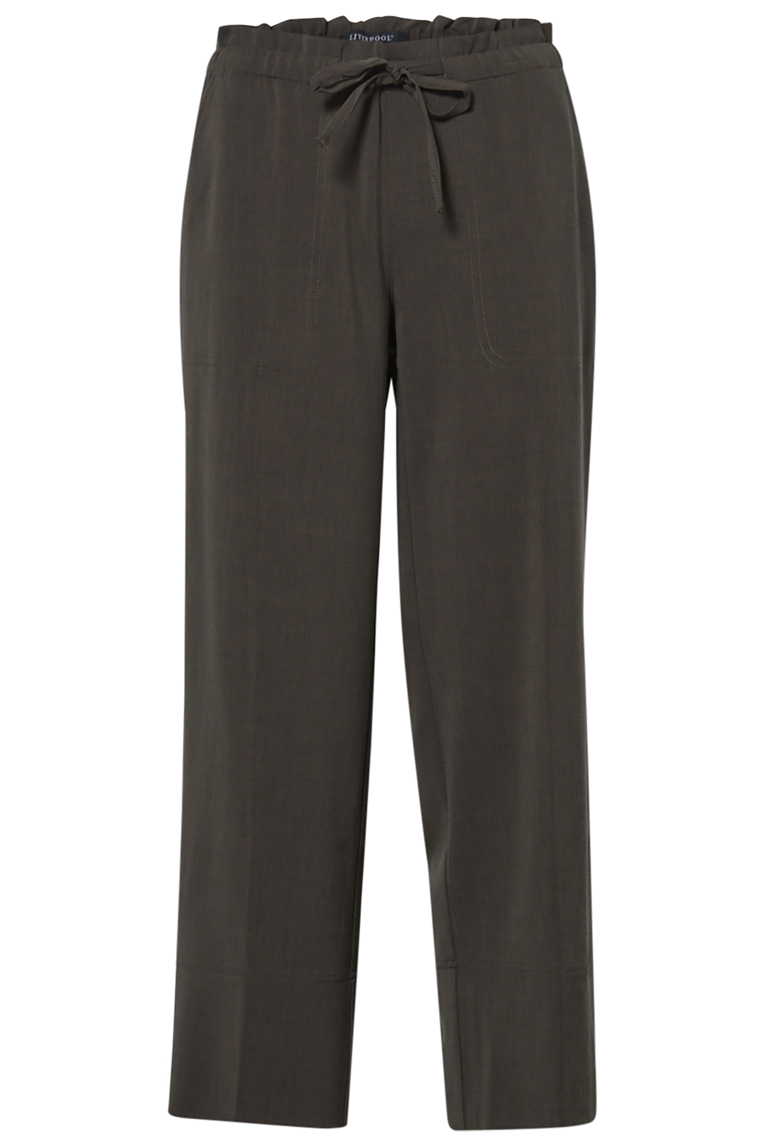 Liverpool Pull On Tie Waist Wide Leg Ankle