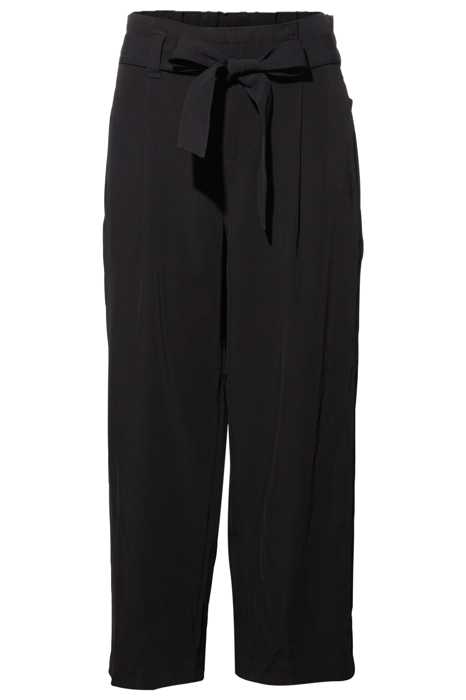 Liverpool Tie Waist Cropped Trouser