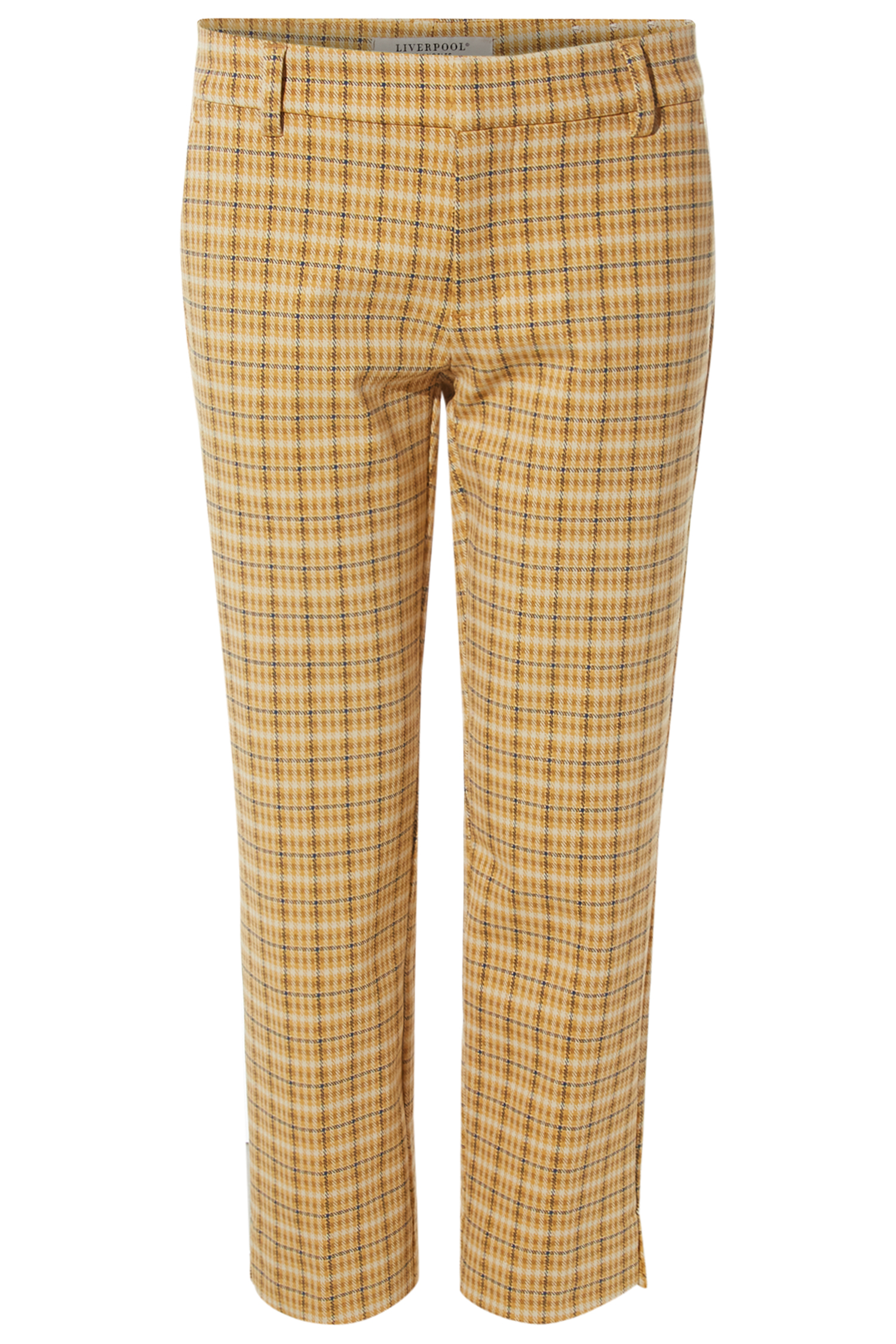 Liverpool Knit Crop Trouser with Slit