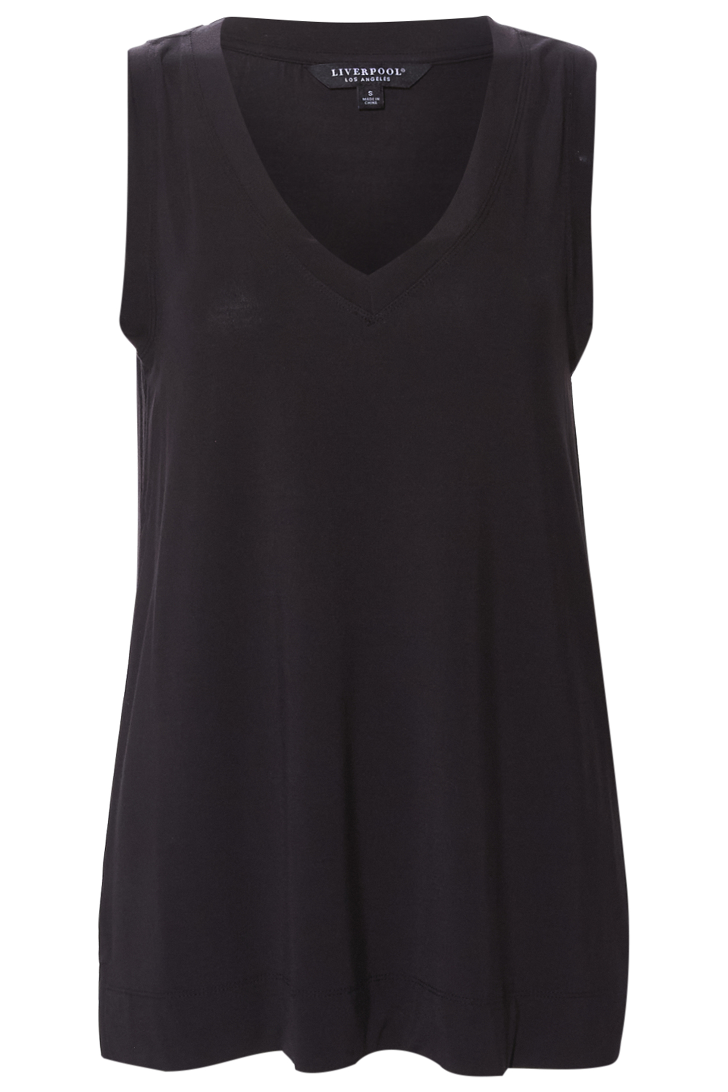 Liverpool Sleeveless V-Neck Top
