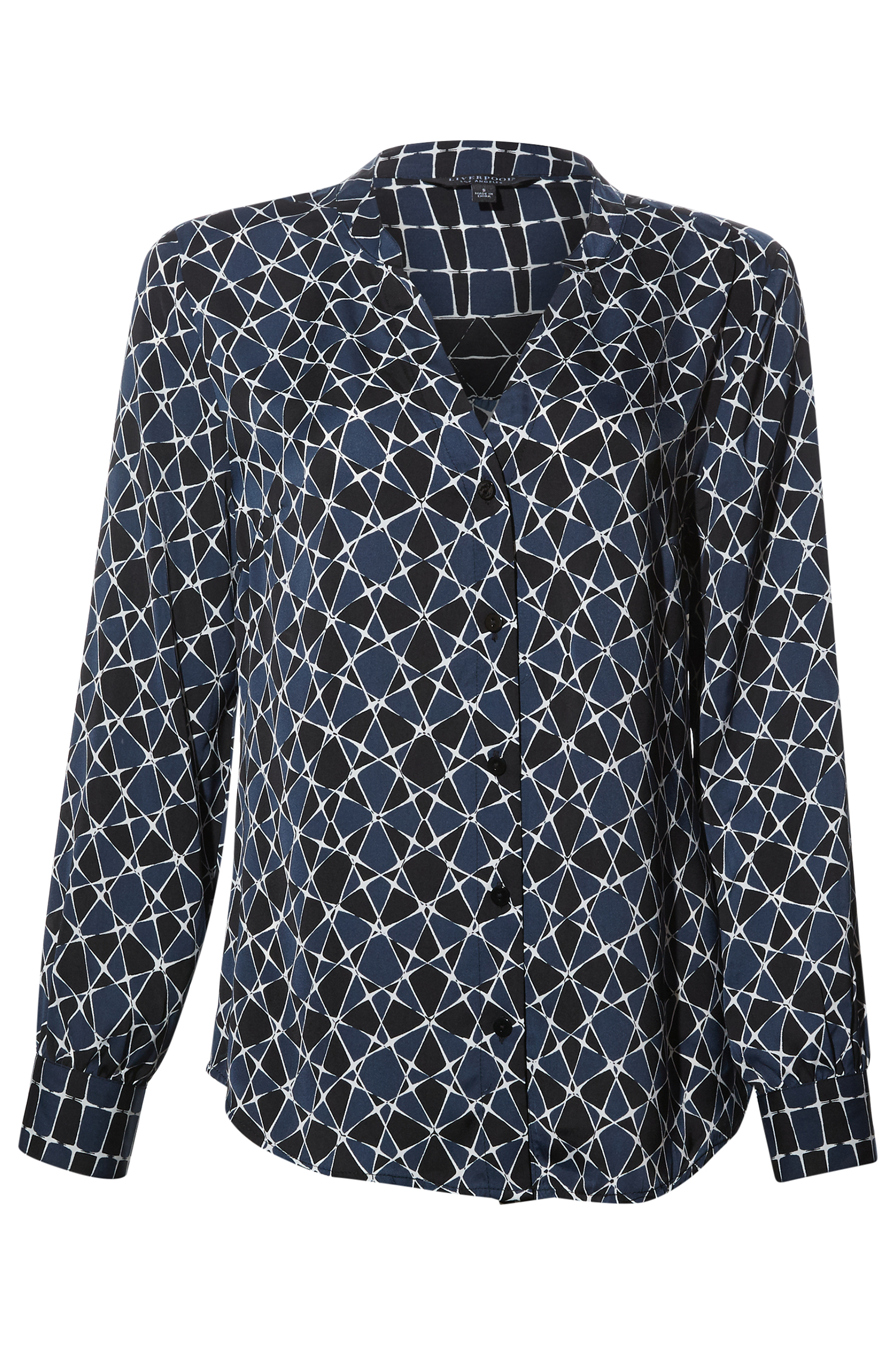 Liverpool Geo Print Blouse