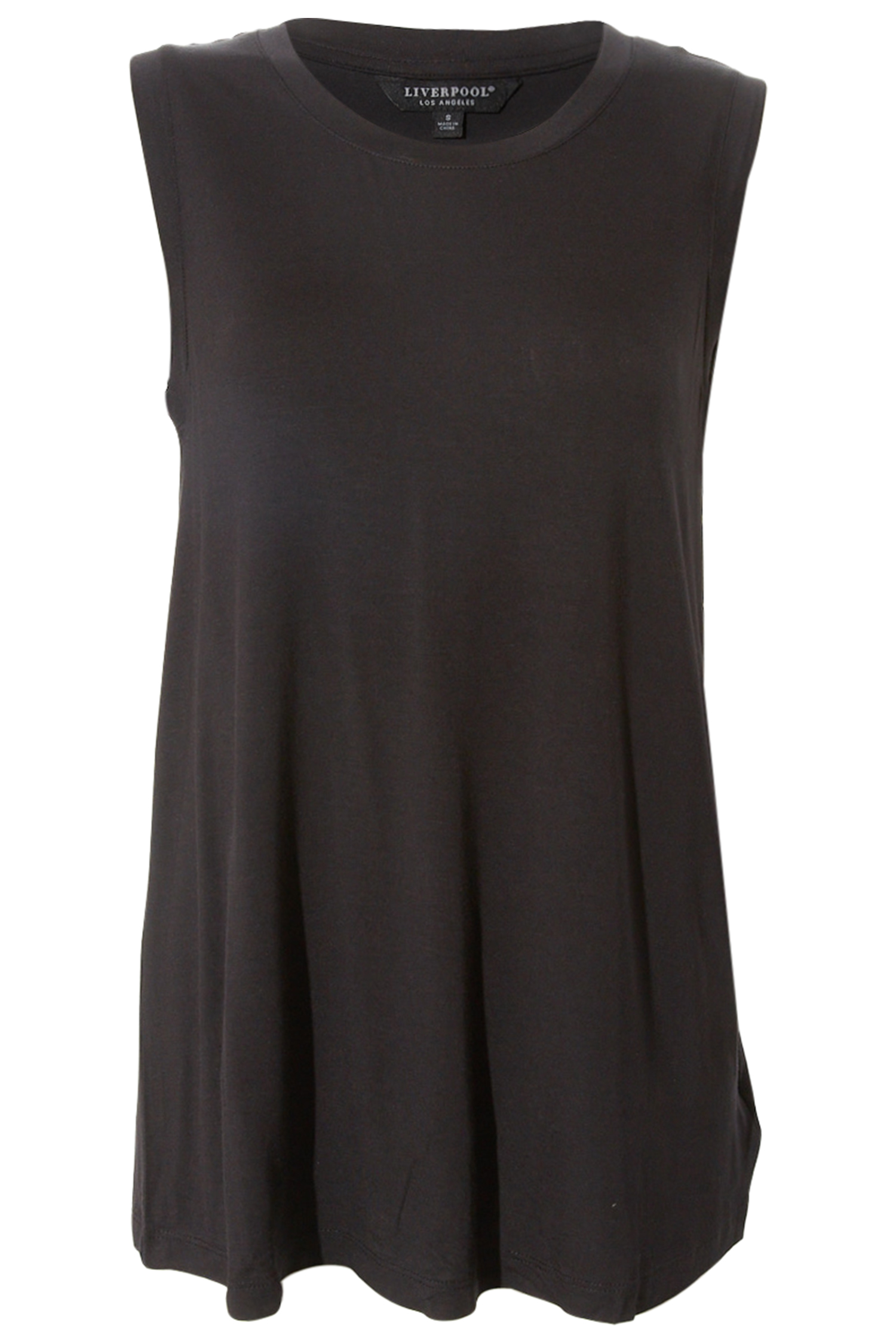 Liverpool Sleeveless Scoop Neck Knit Tank