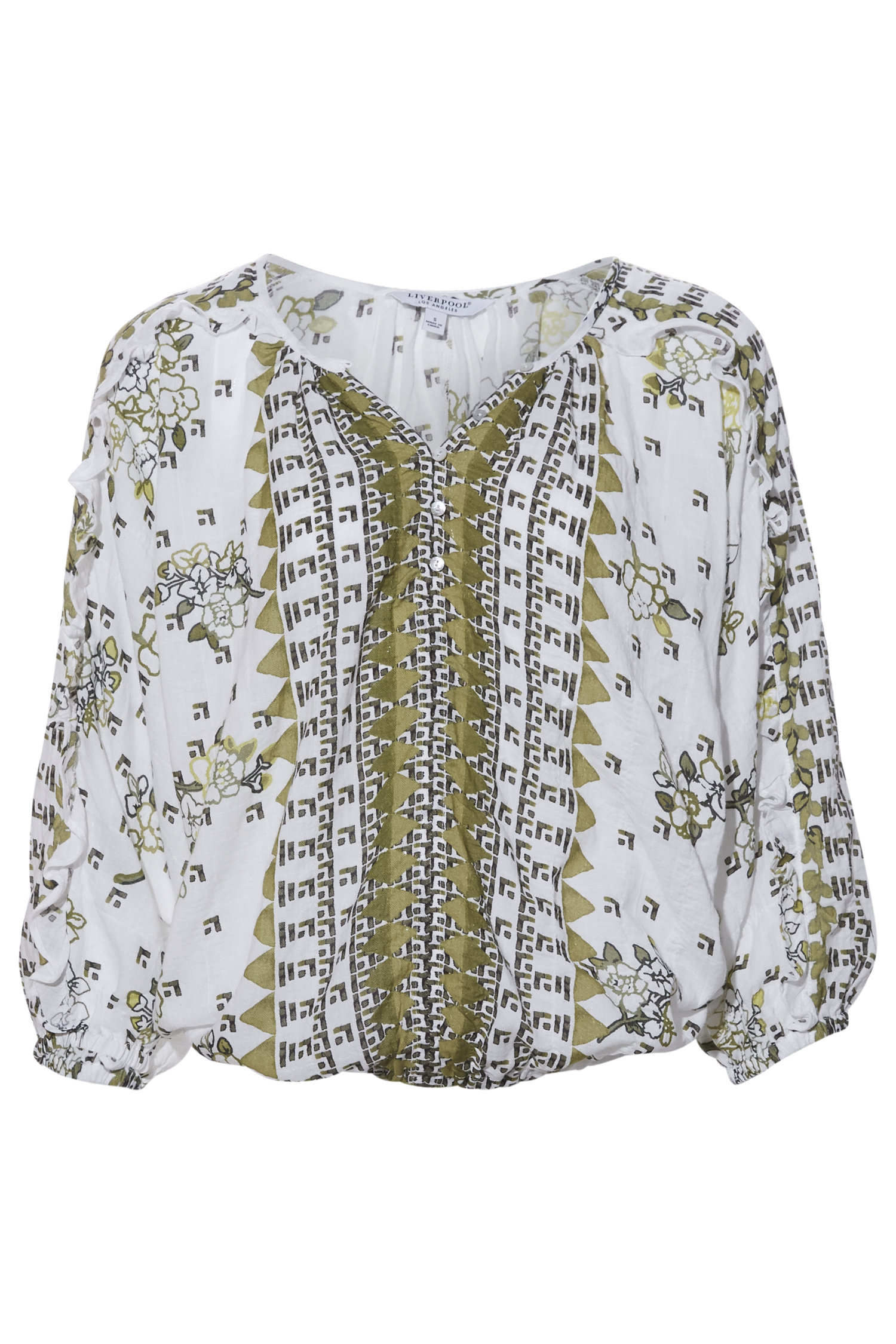 Liverpool Dolman Sleeve Printed Top