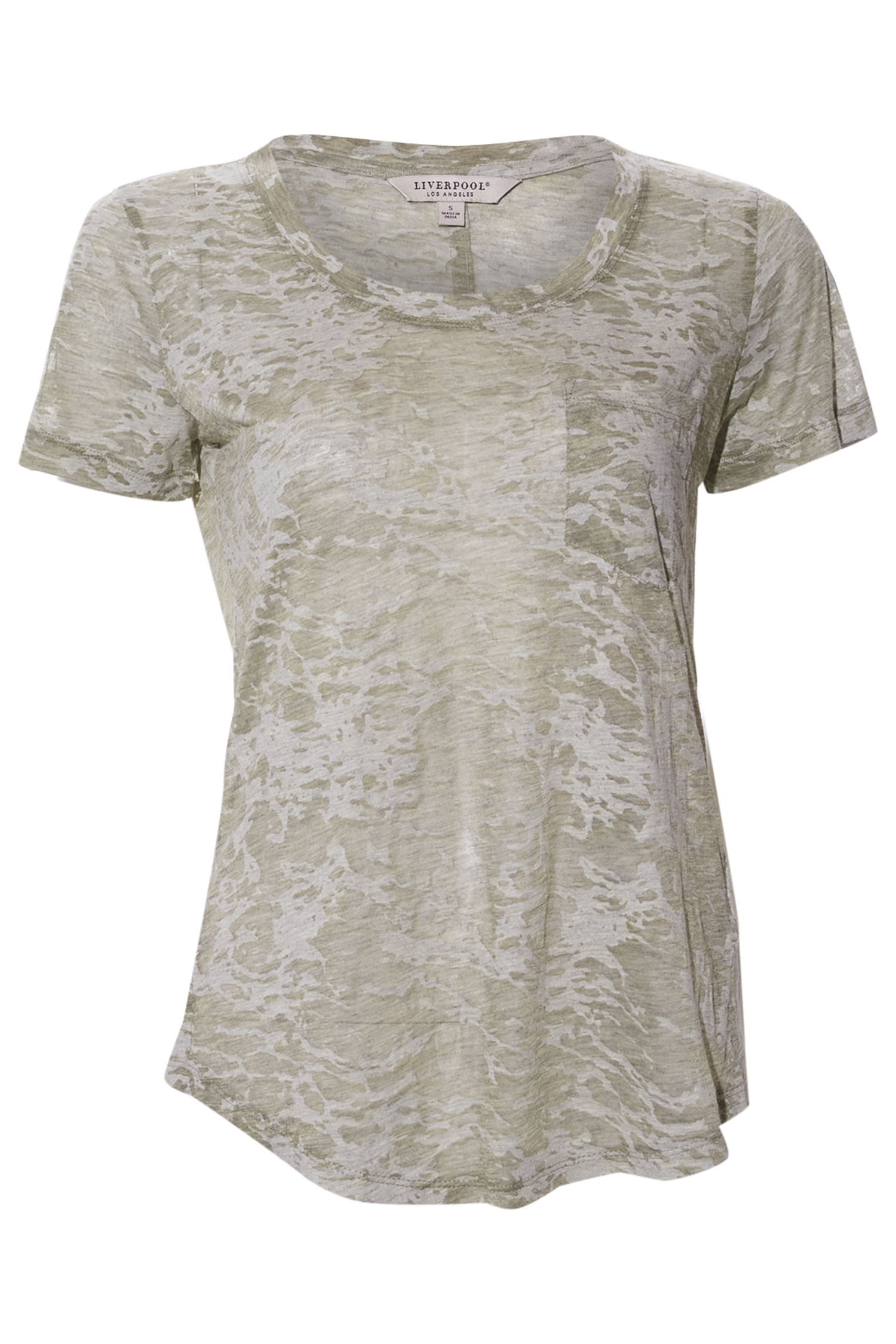 Liverpool Short Sleeve Tee with Pocket