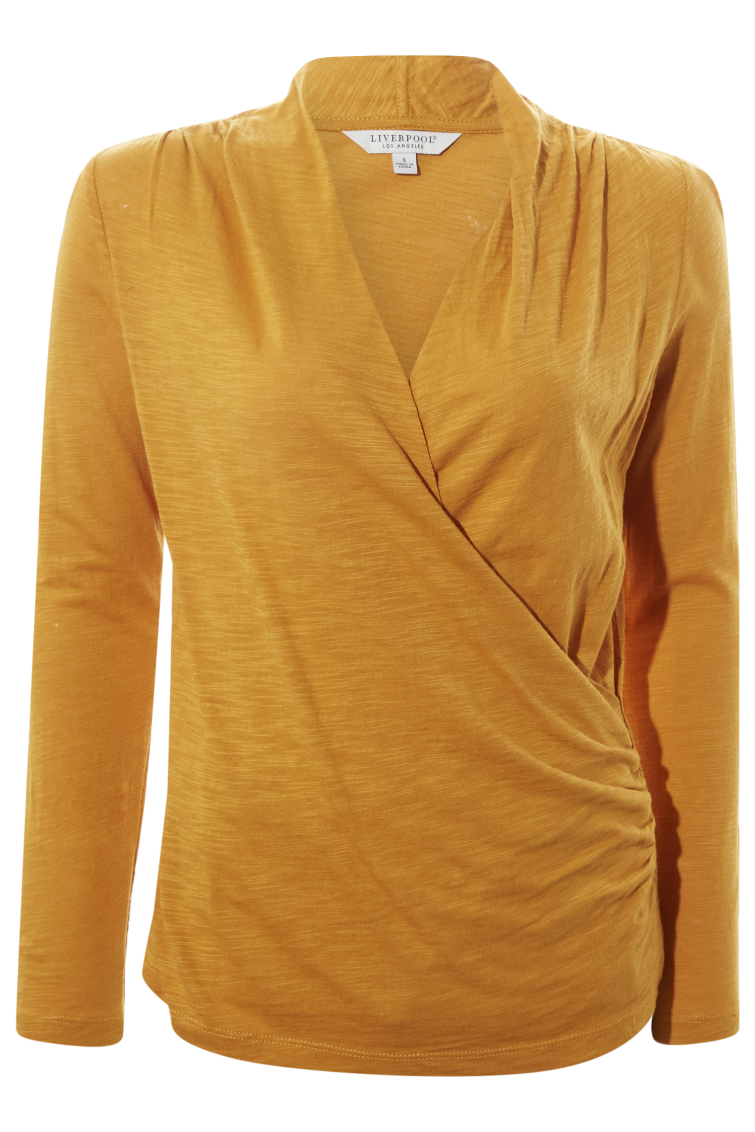 Liverpool Long Sleeve Wrap Top