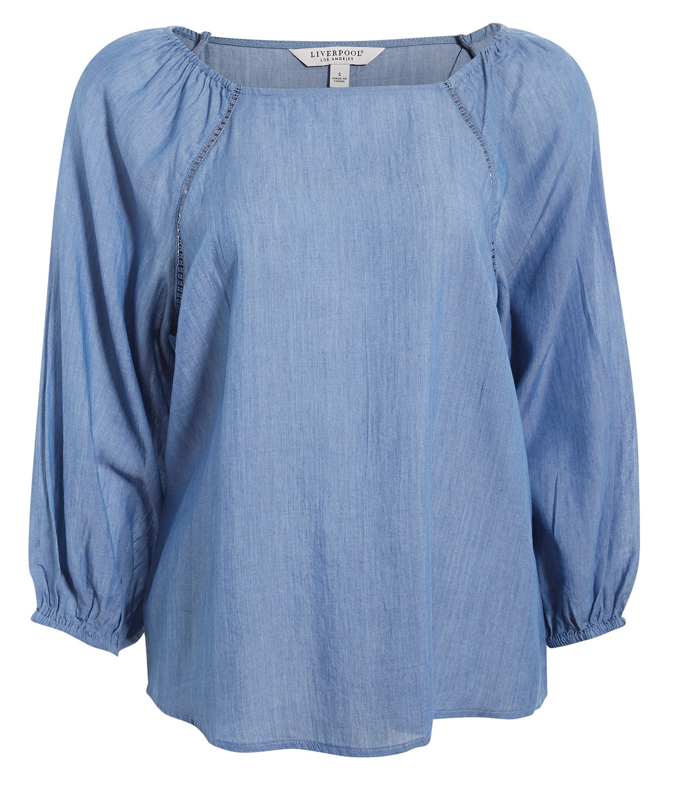 Liverpool 3/4 Sleeve with Open Knit Detail