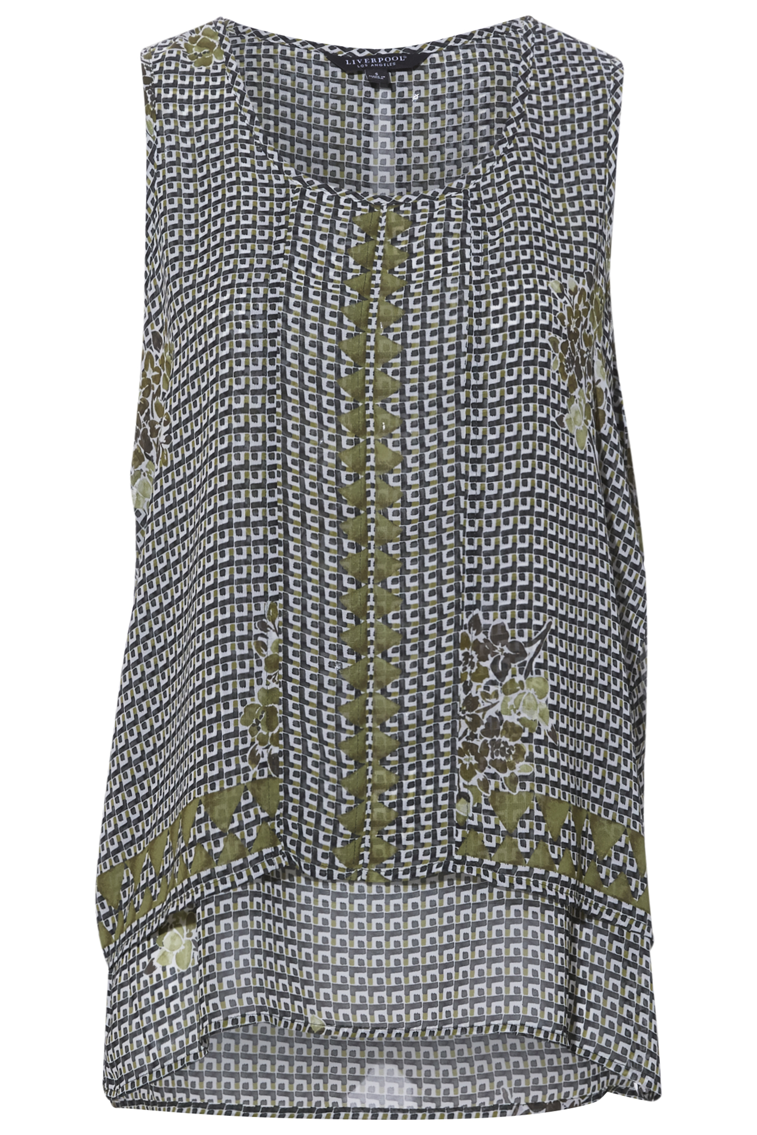 Liverpool Double Layer Sleeveless Top