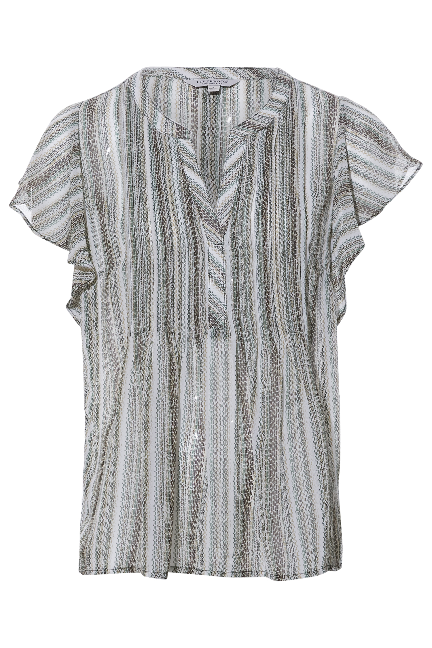 Liverpool Flutter Sleeve Blouse