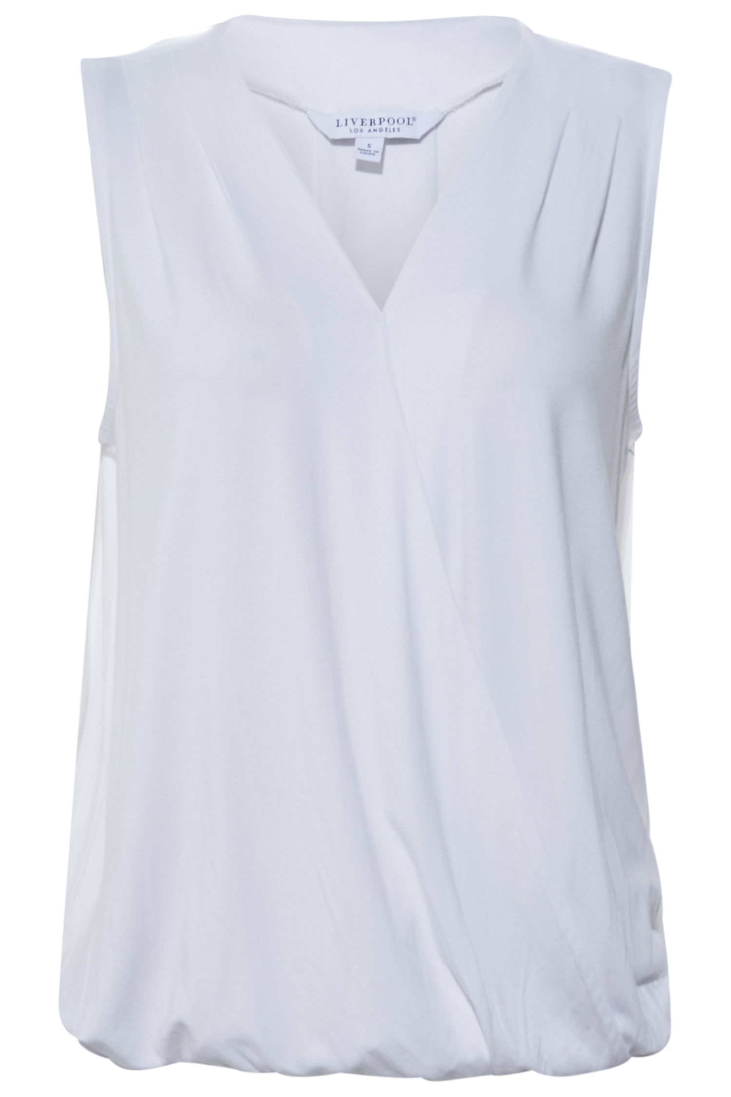 Liverpool Sleeveless Drape Top