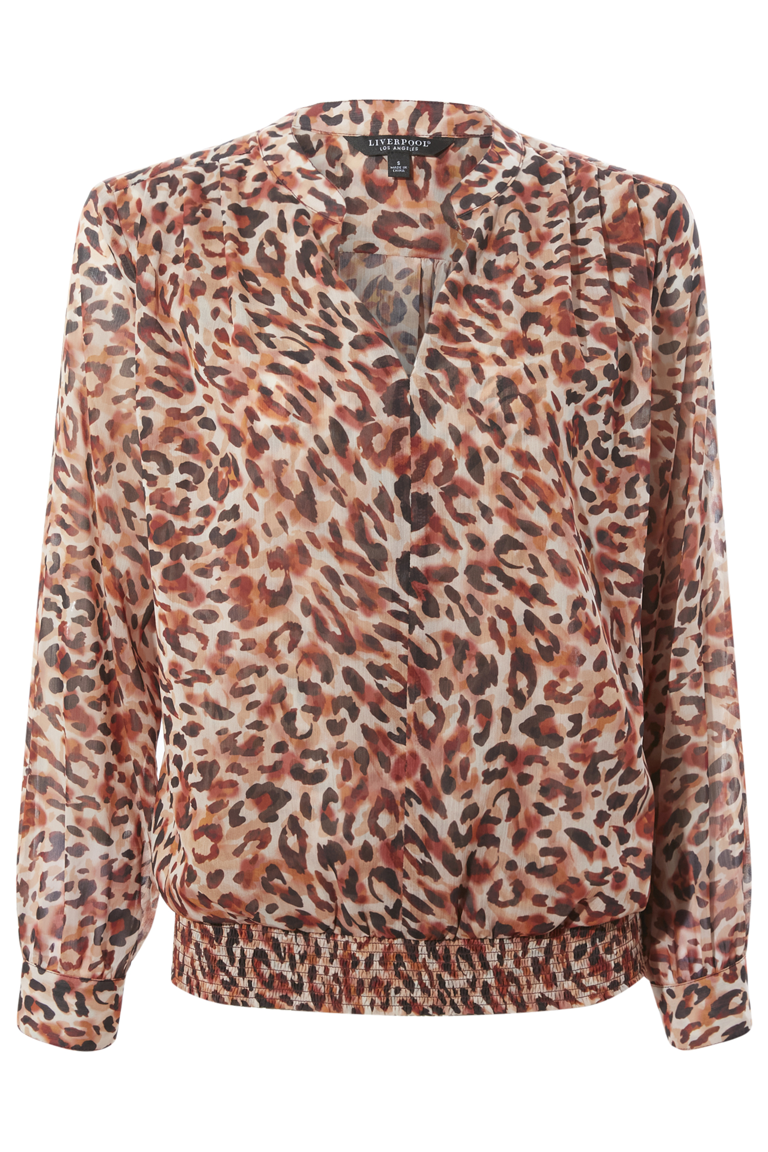 Liverpool Animal Print Blouse