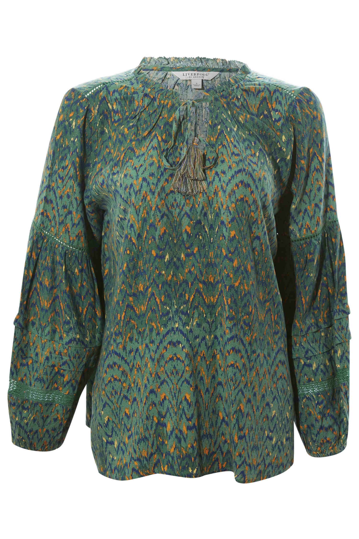 Liverpool Popover Shirred Top
