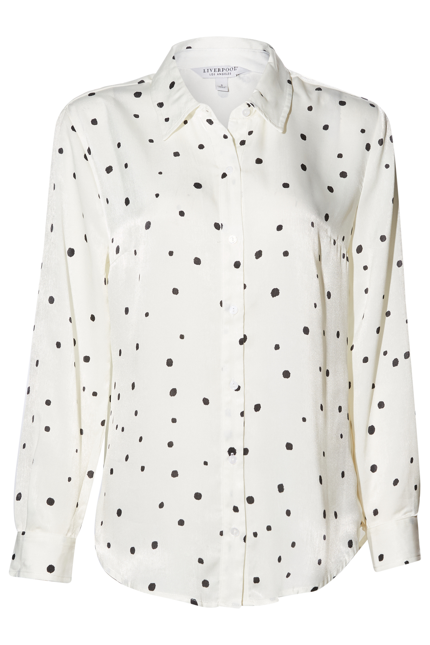Liverpool Dot Print Blouse
