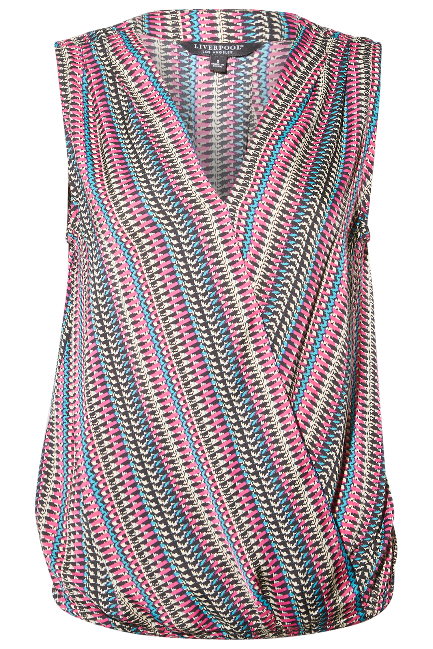 Liverpool Sleeveless Drape Top