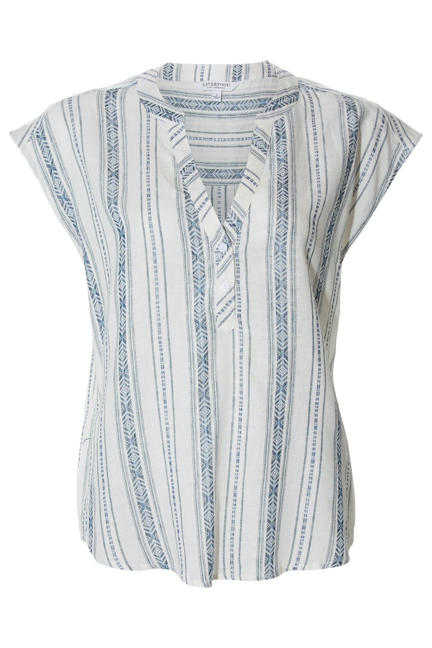 Liverpool Printed Dolman Top