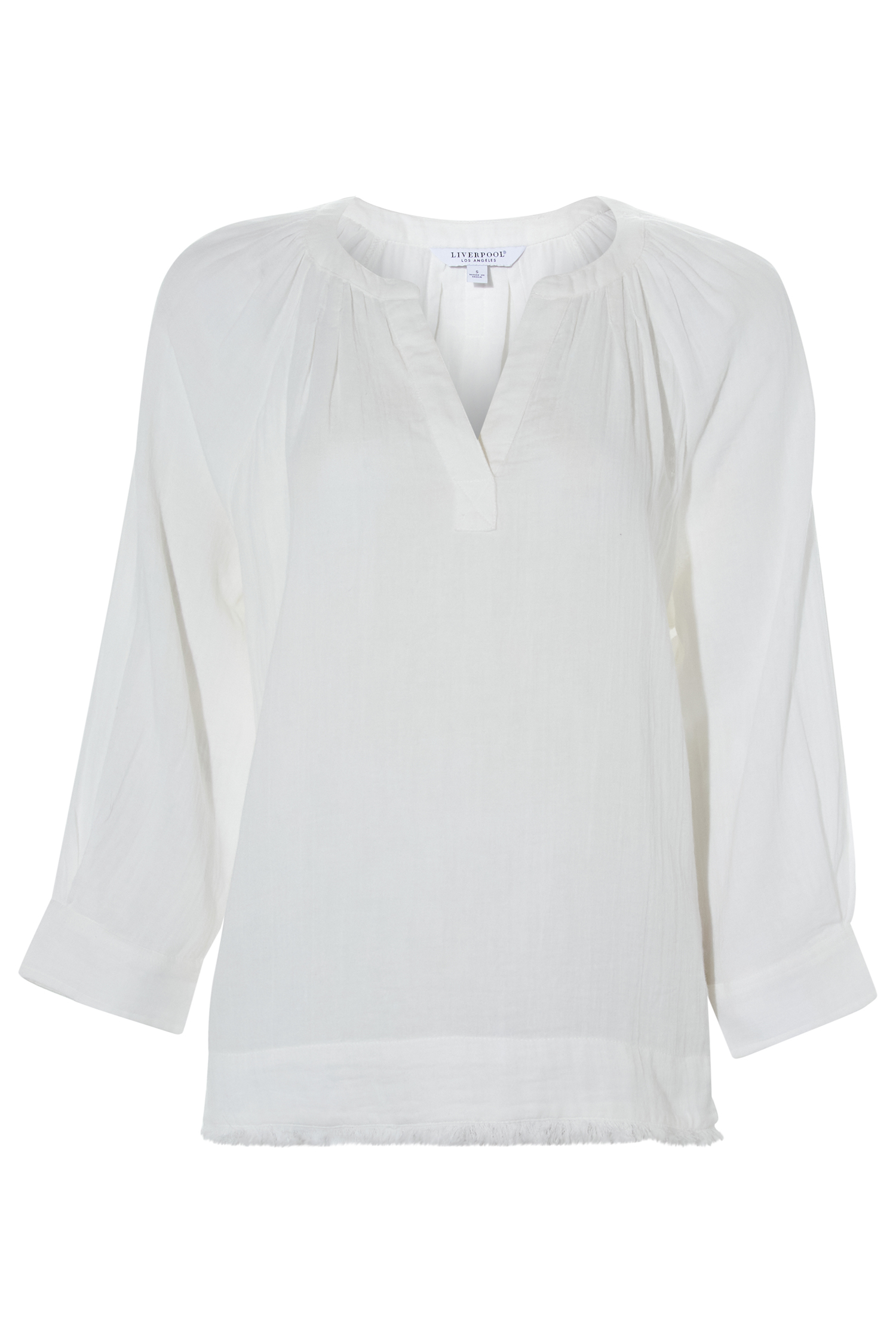 Liverpool Raglan Top with Pleats