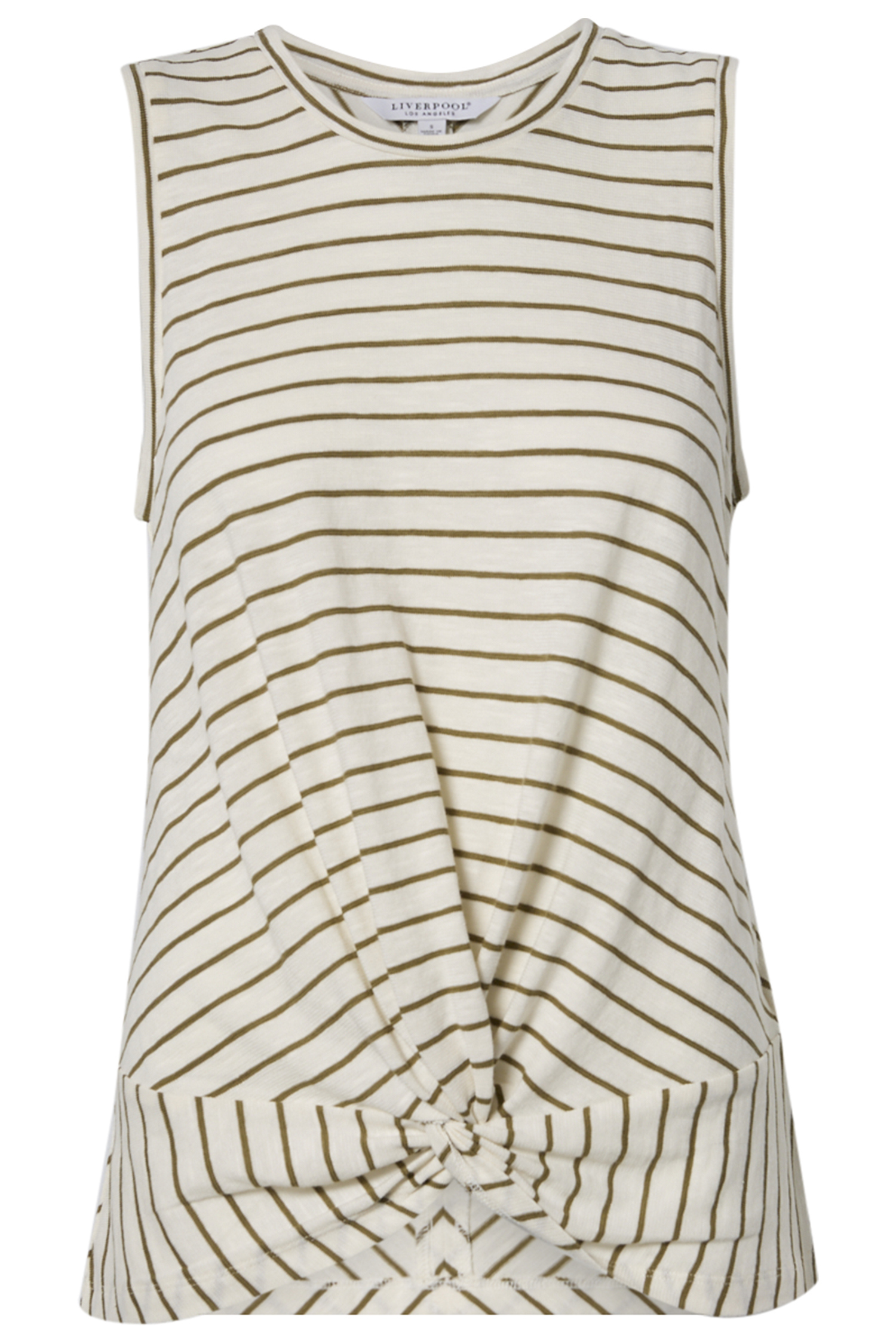Sleeveless Crew Neck Top