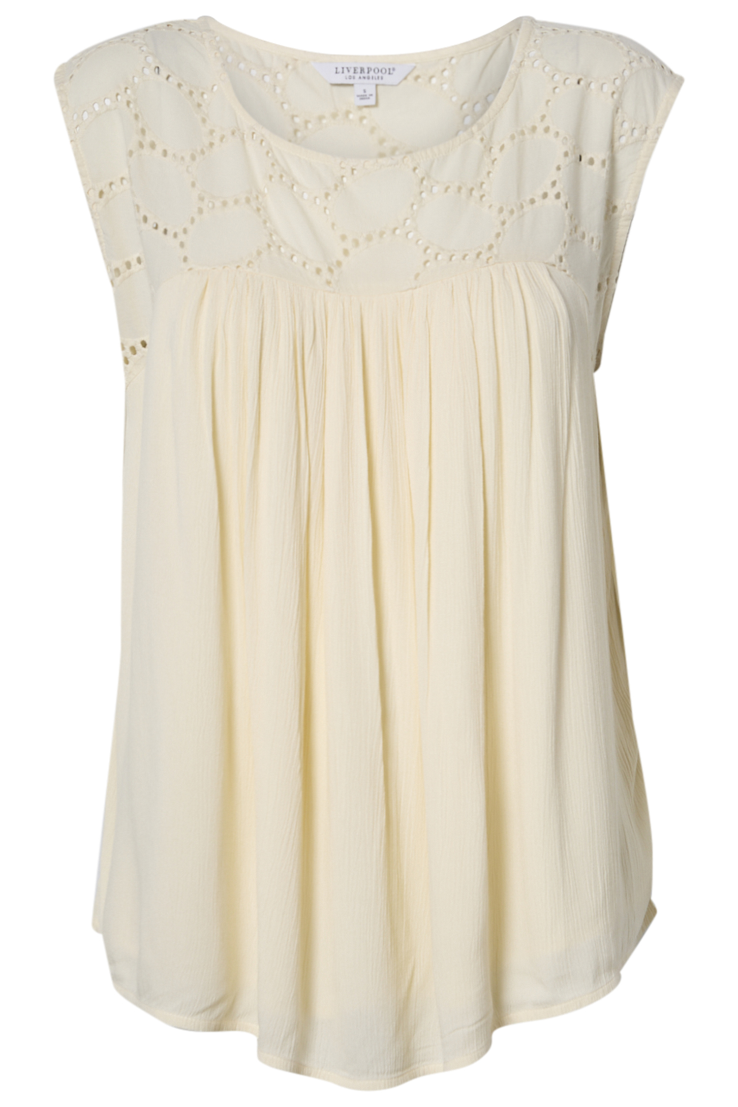 Sleeveless Boat Neck Top