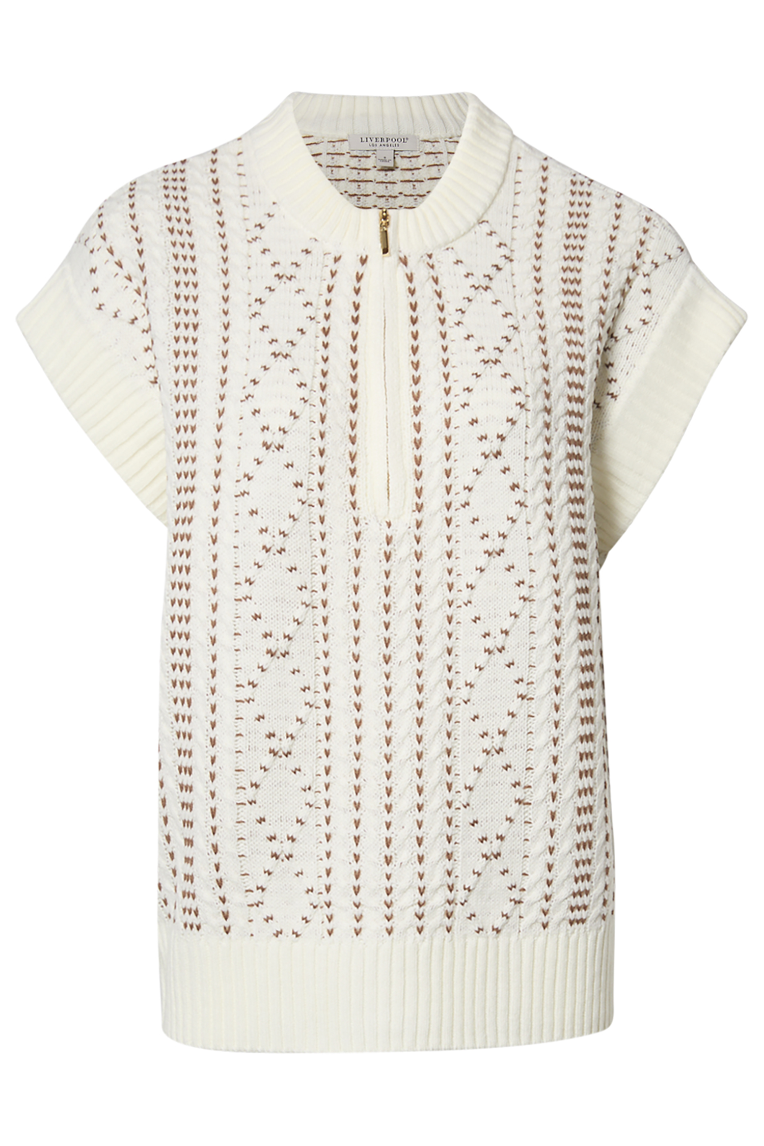 Liverpool Cable Knit Sweater Cap