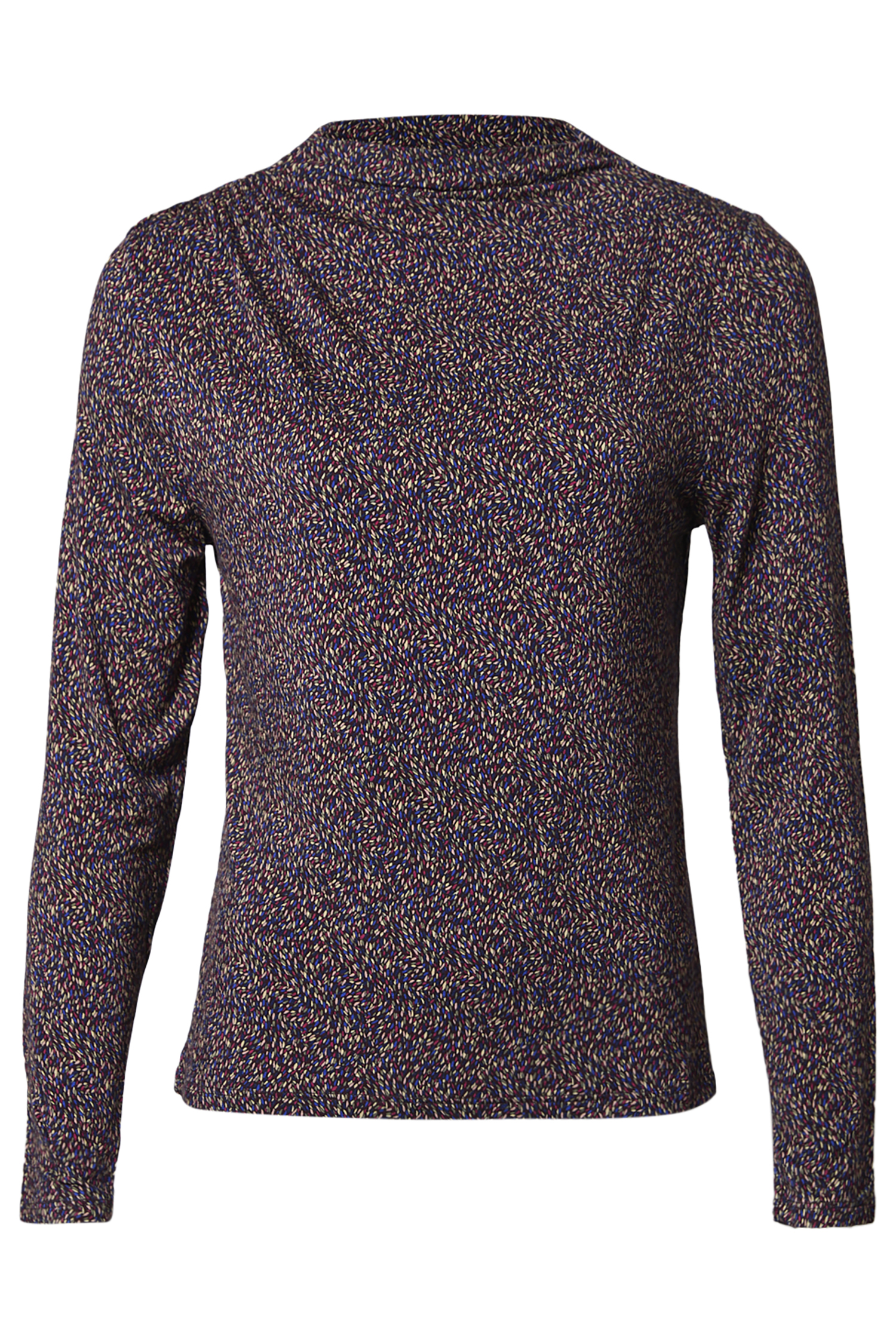 Liverpool Mock Neck Printed Top