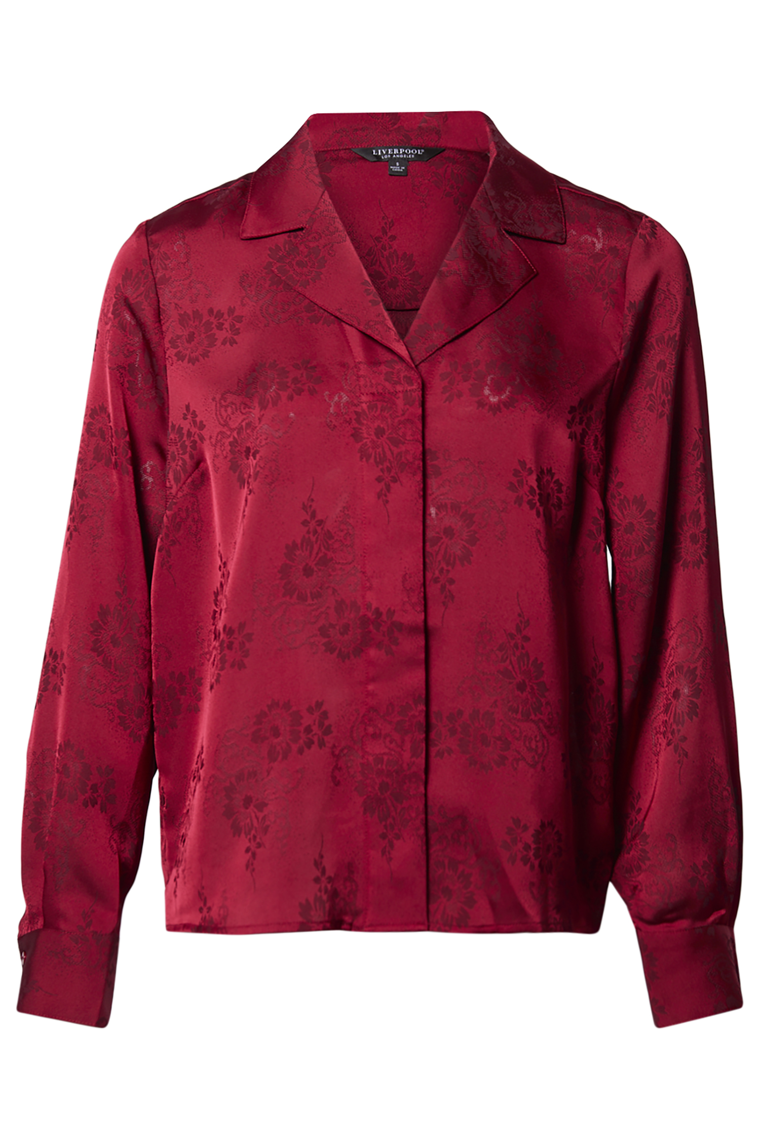 Liverpool Long Sleeve Woven Top