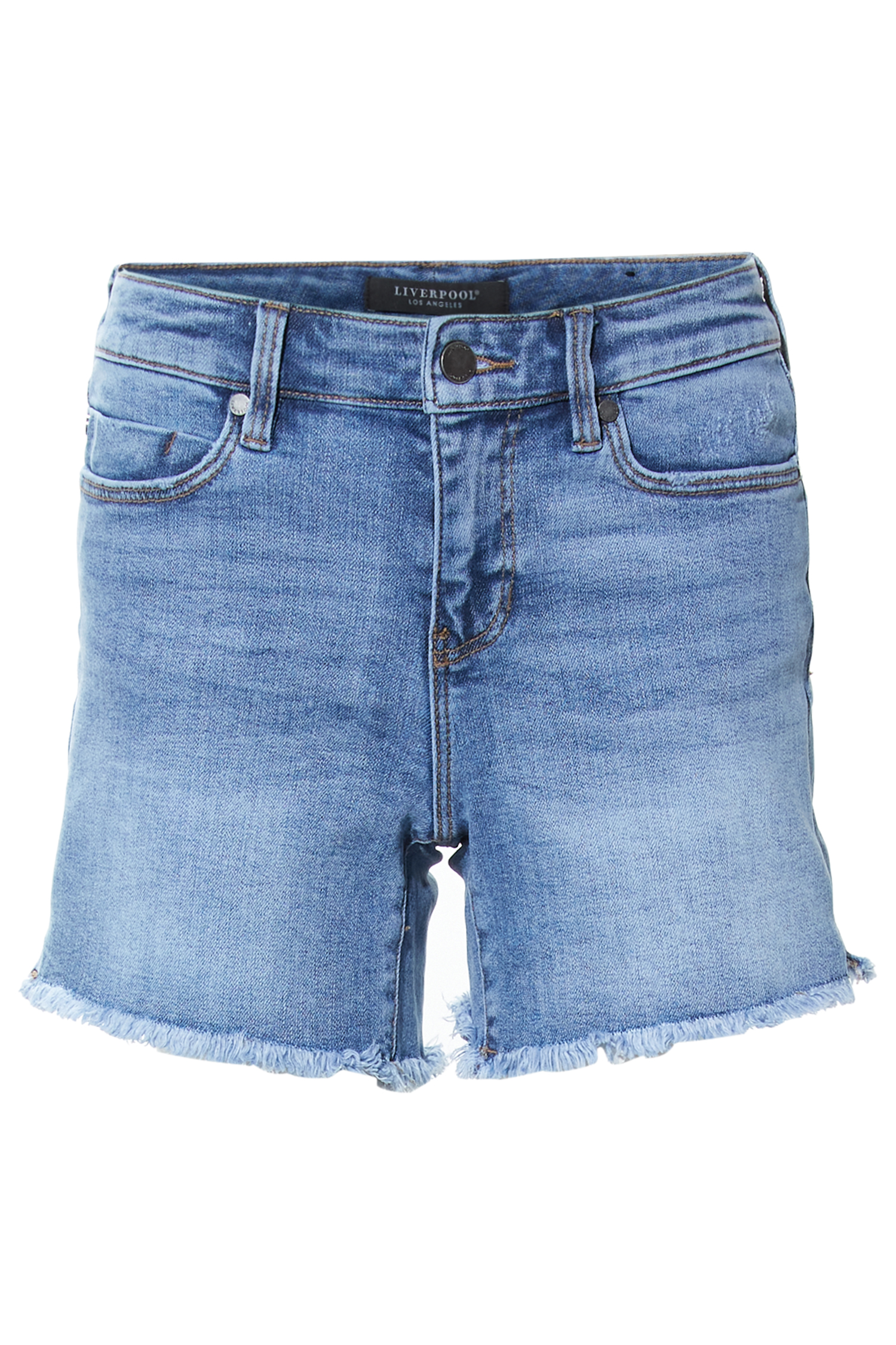 Liverpool Mid Rise Fray Hem Short