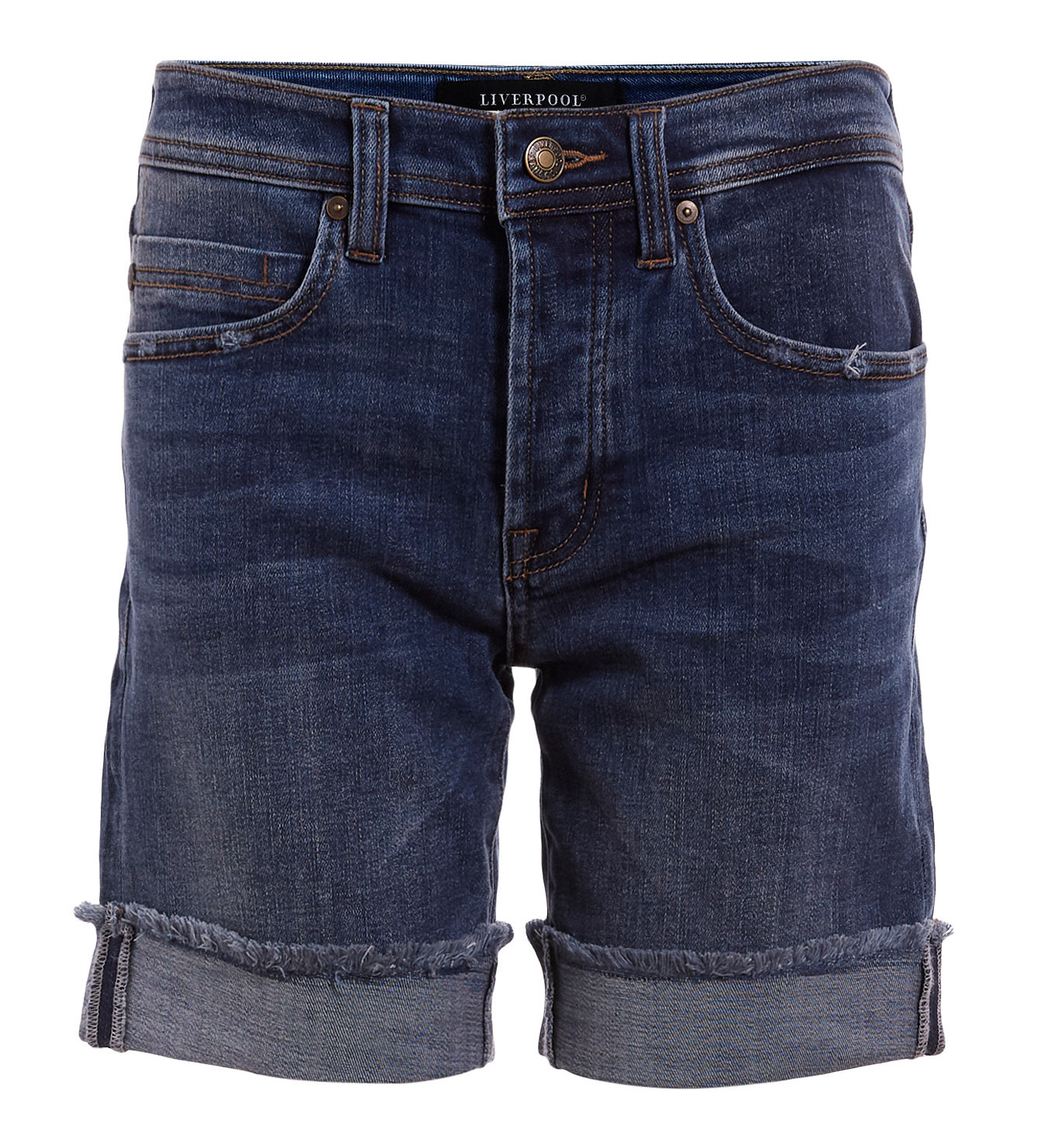 Liverpool Frayed Denim Short