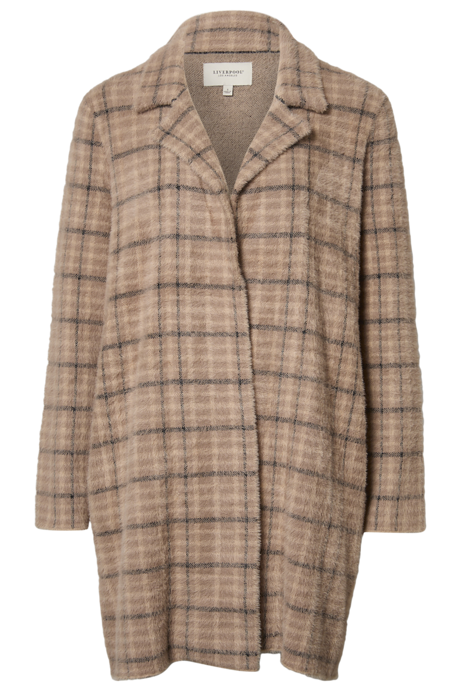 Liverpool Plaid Coatigan