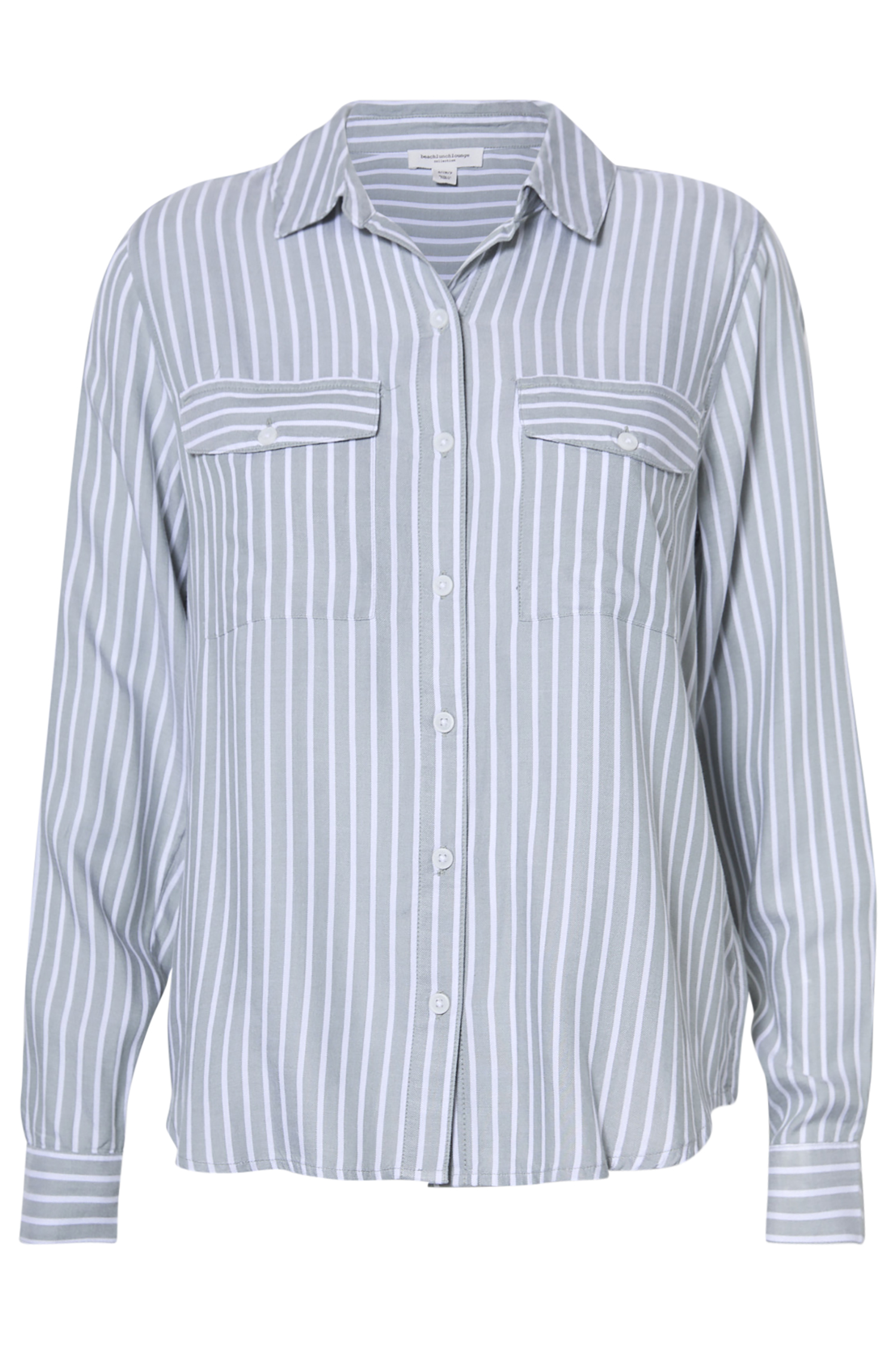 Beach Lunch Lounge Striped Shirt